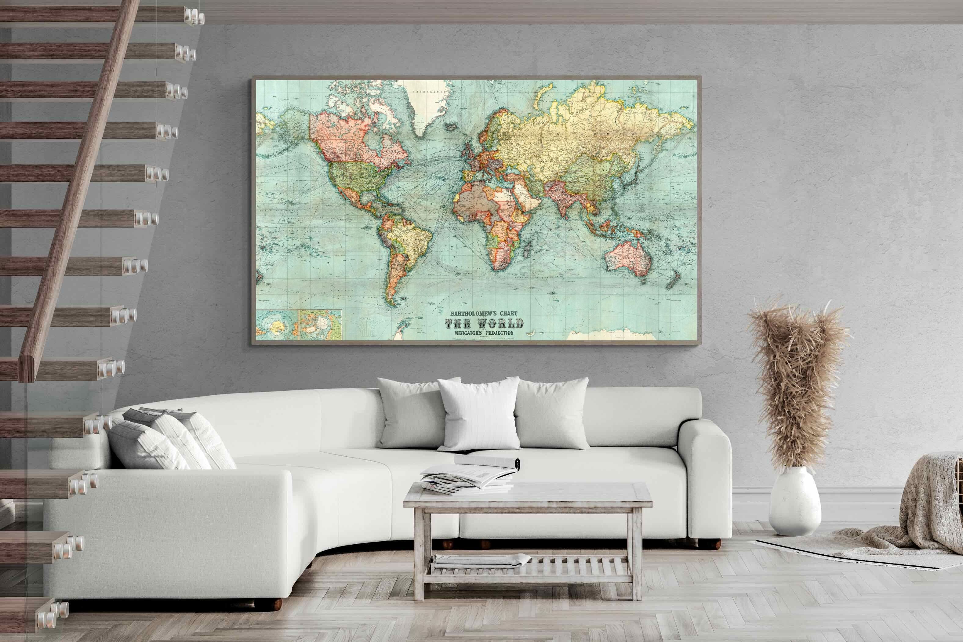 Pixalot ® Bartholomew's Chart of the World