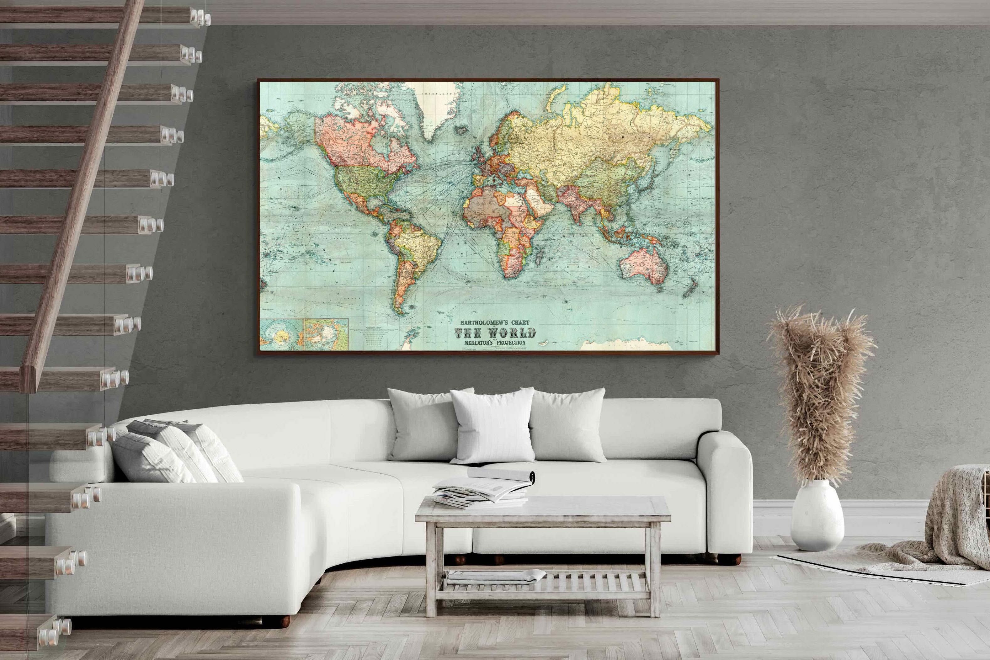 Pixalot ® Bartholomew's Chart of the World