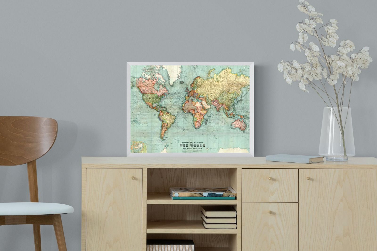Pixalot ® Bartholomew's Chart of the World