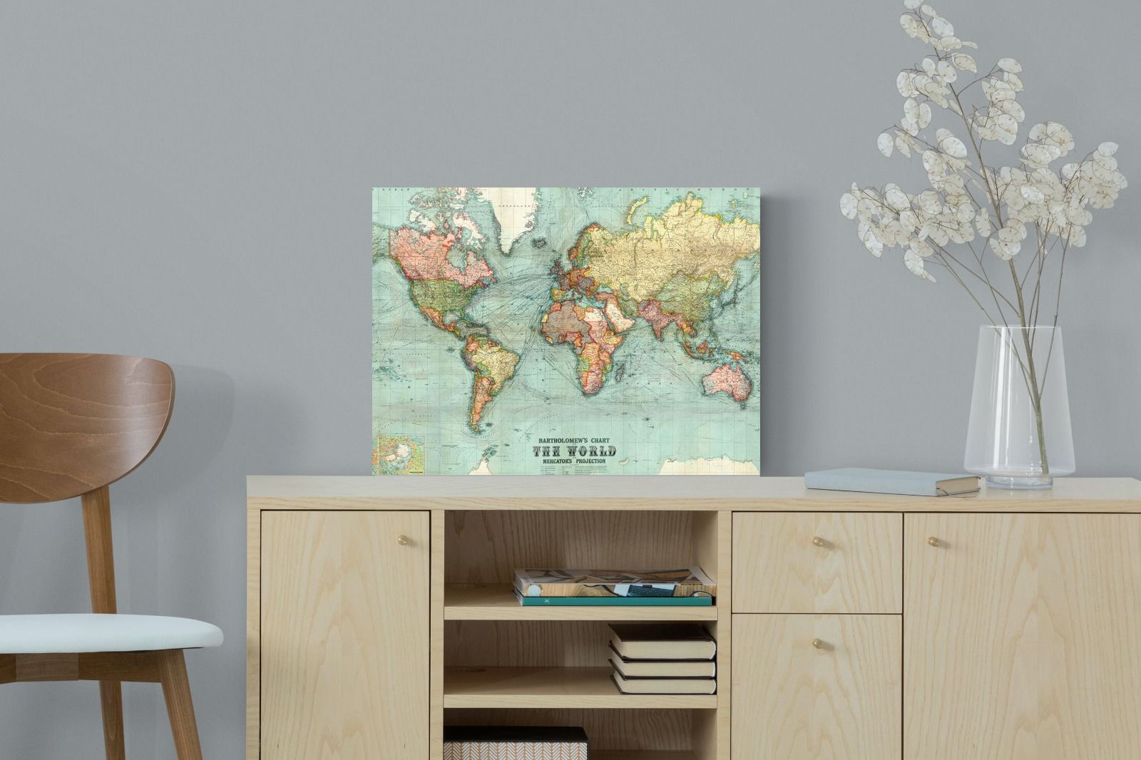 Pixalot ® Bartholomew's Chart of the World