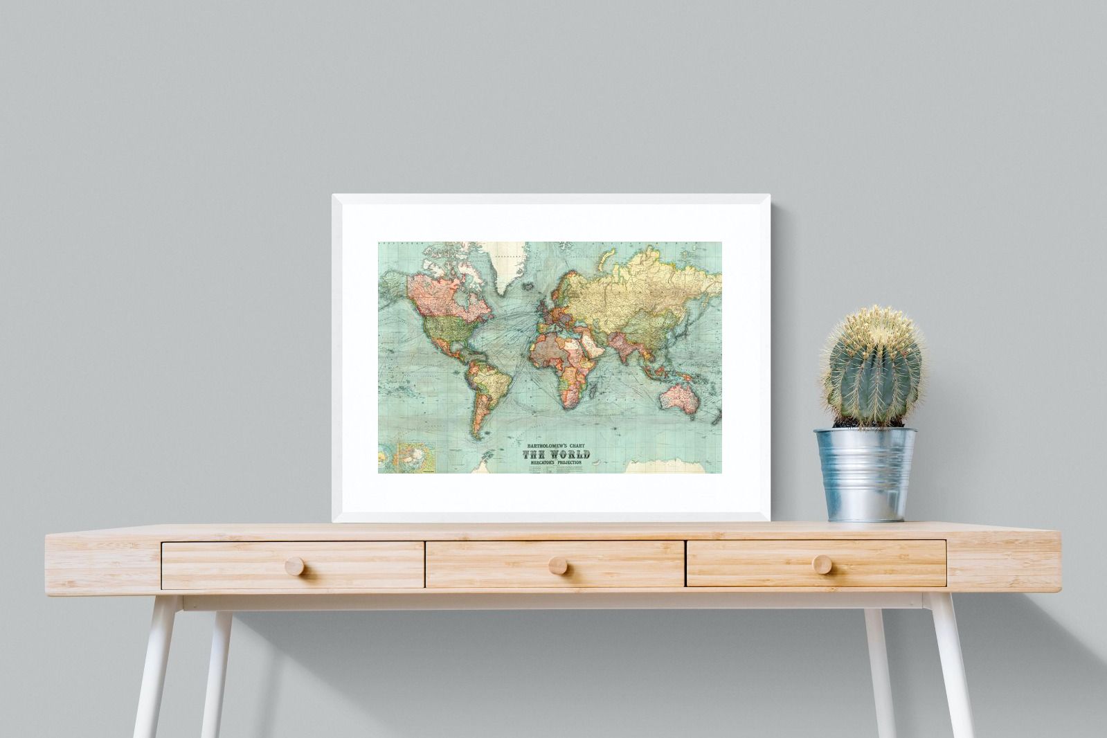 Pixalot ® Bartholomew's Chart of the World