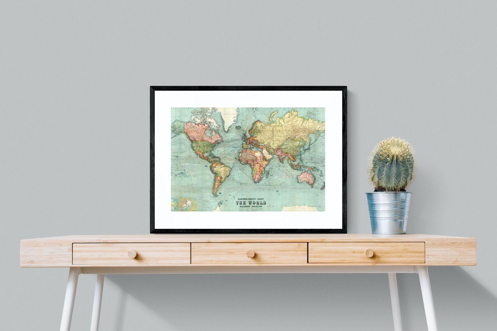 Pixalot ® Bartholomew's Chart of the World
