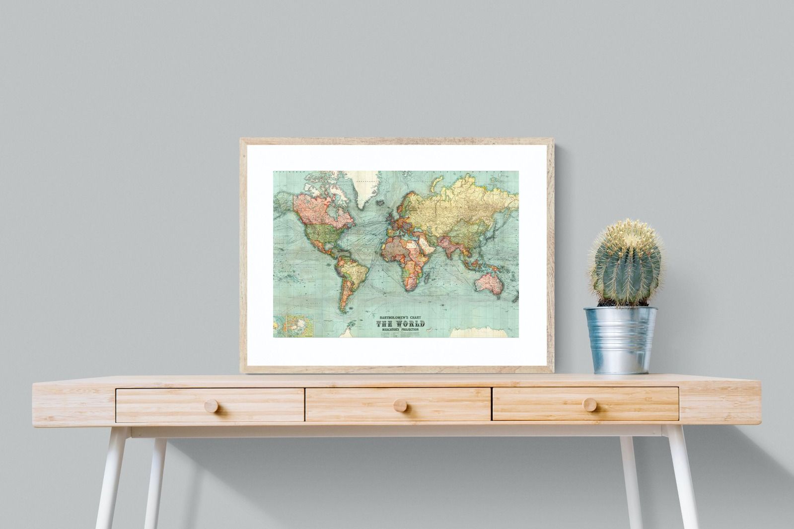 Pixalot ® Bartholomew's Chart of the World