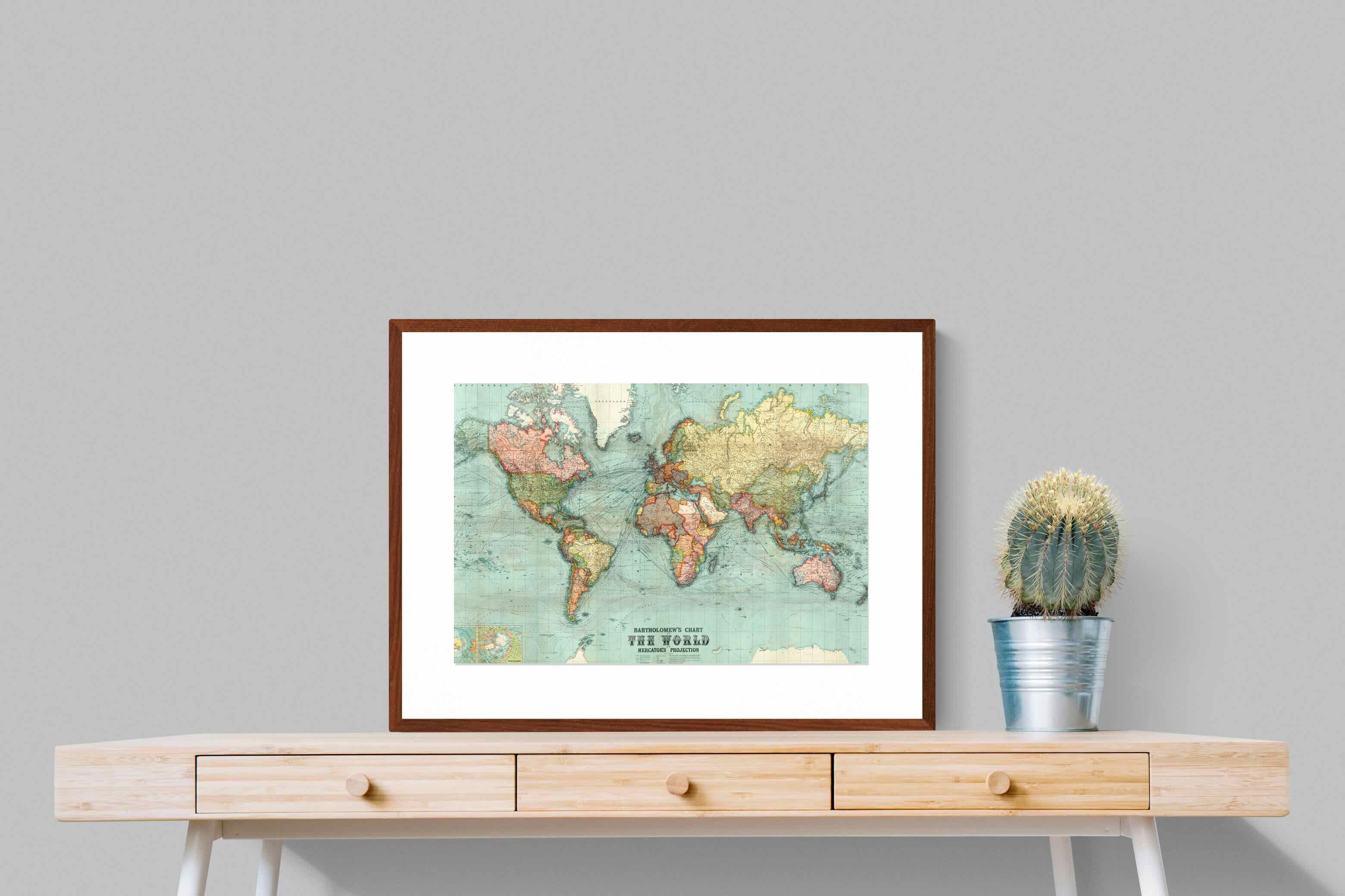 Pixalot ® Bartholomew's Chart of the World
