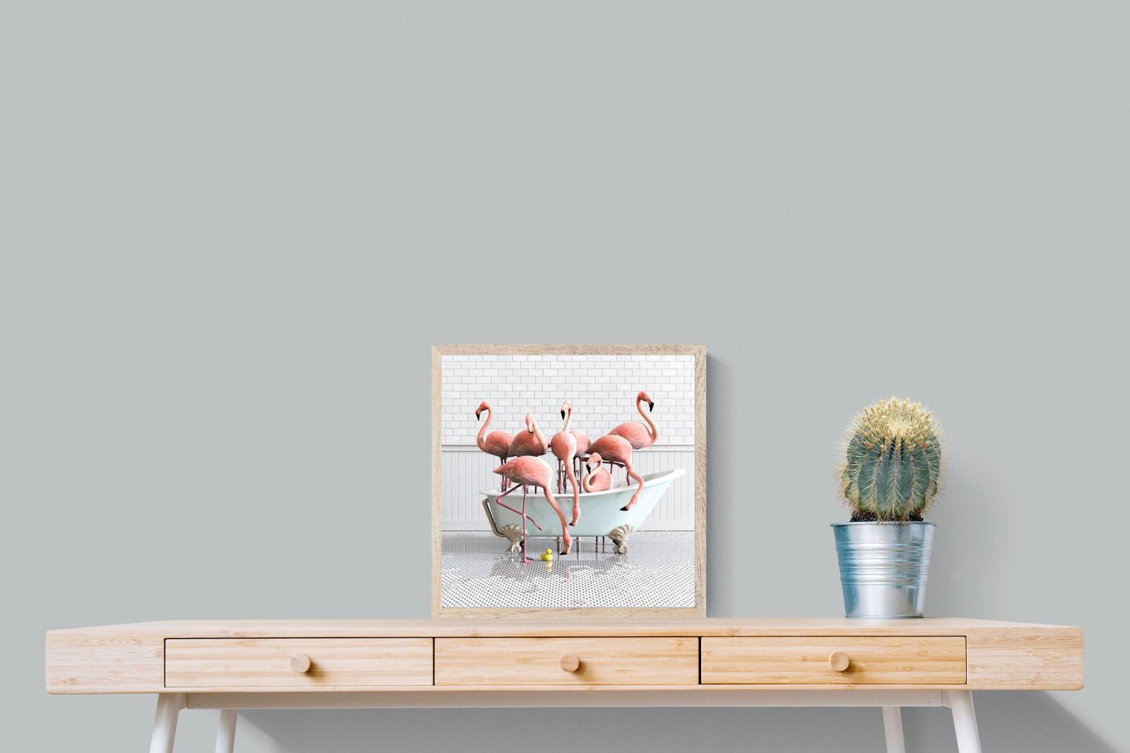 Pixalot Bathtub Flamingos