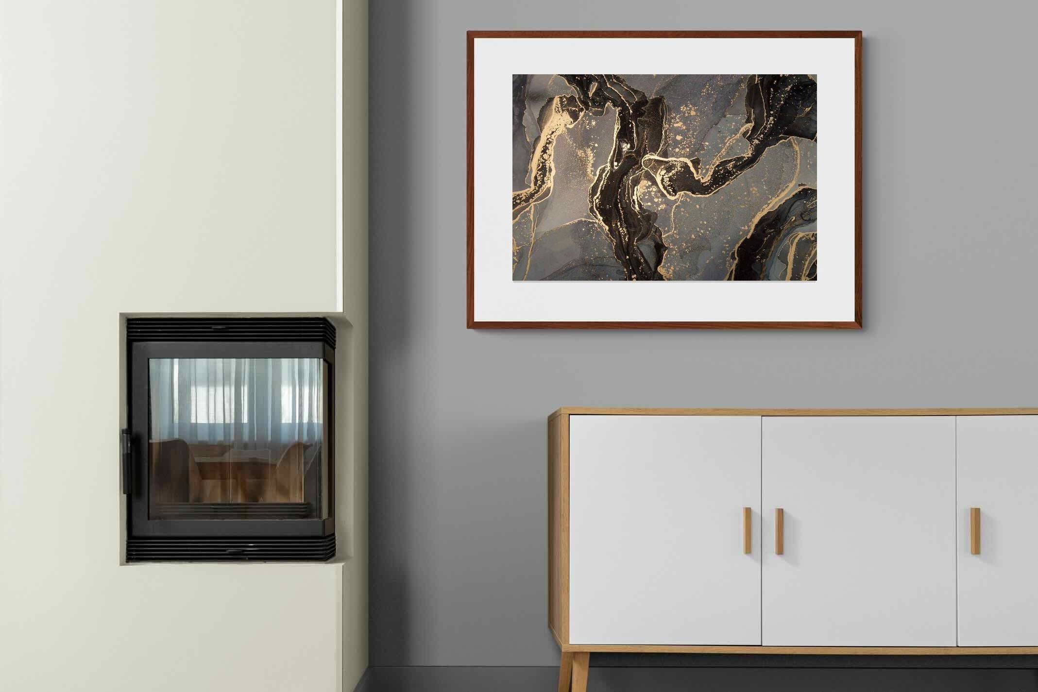 Pixalot ® Black & Gold Marble