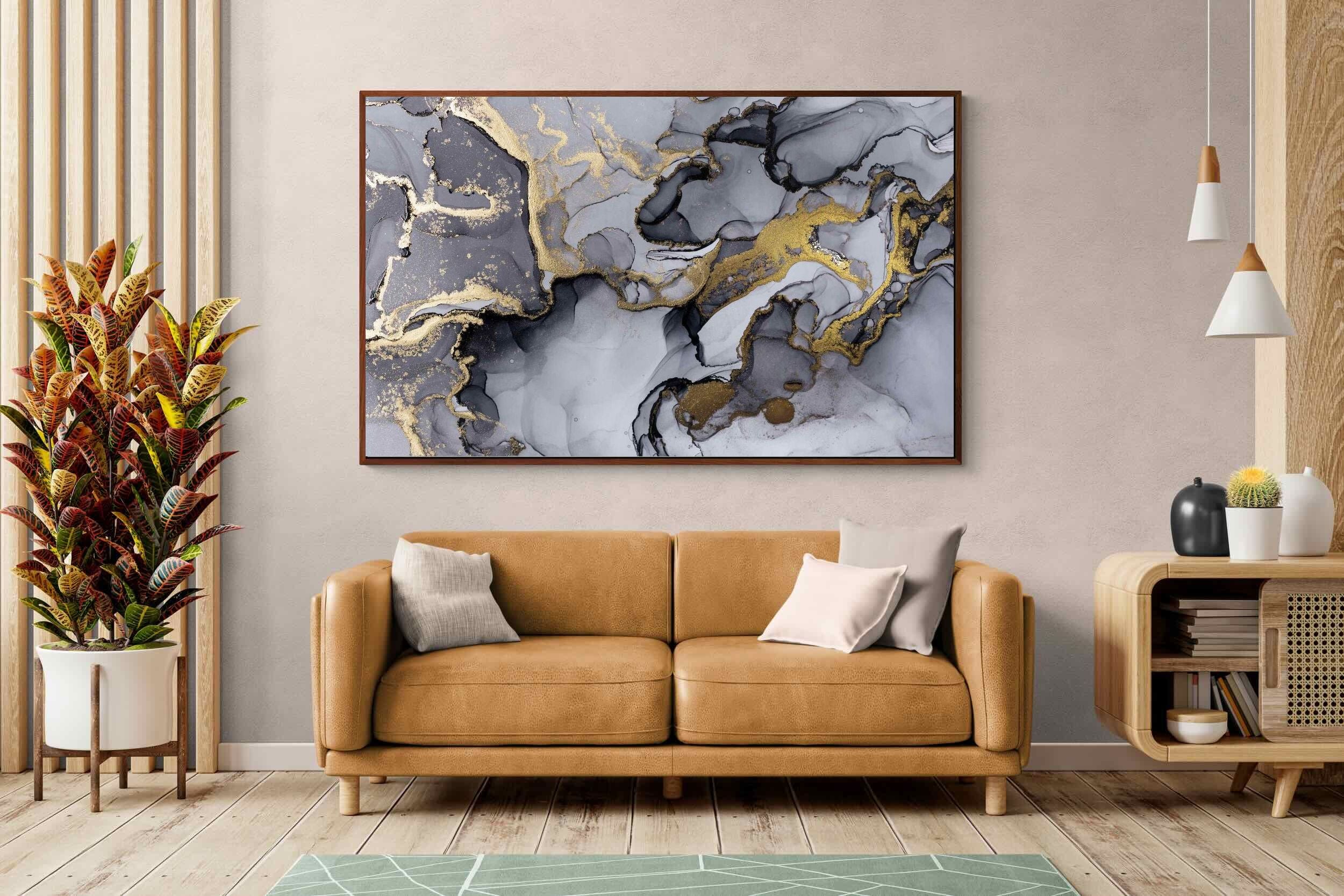 Pixalot ® Black Grey Gold Marble