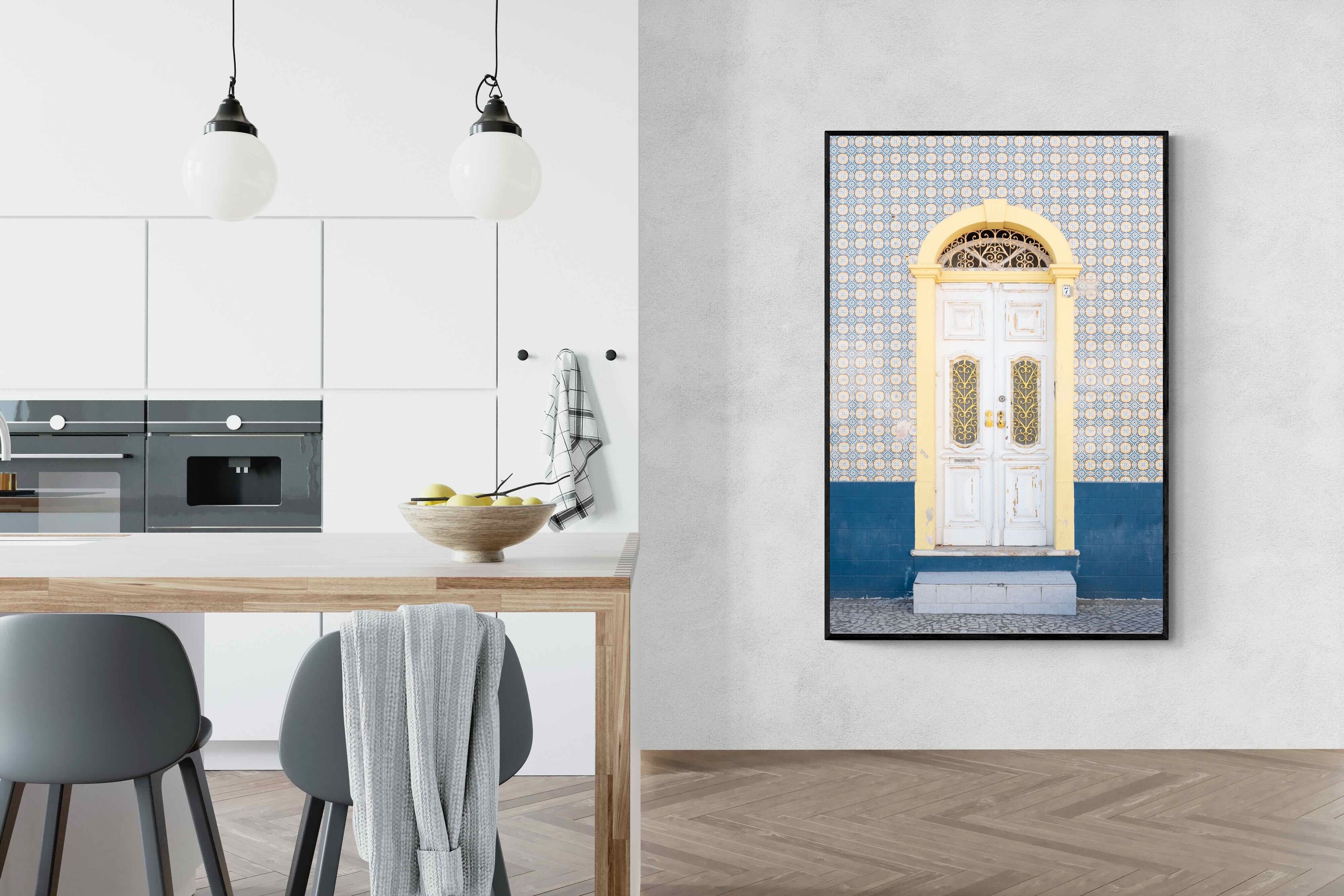 Pixalot Blue and Yellow Facade