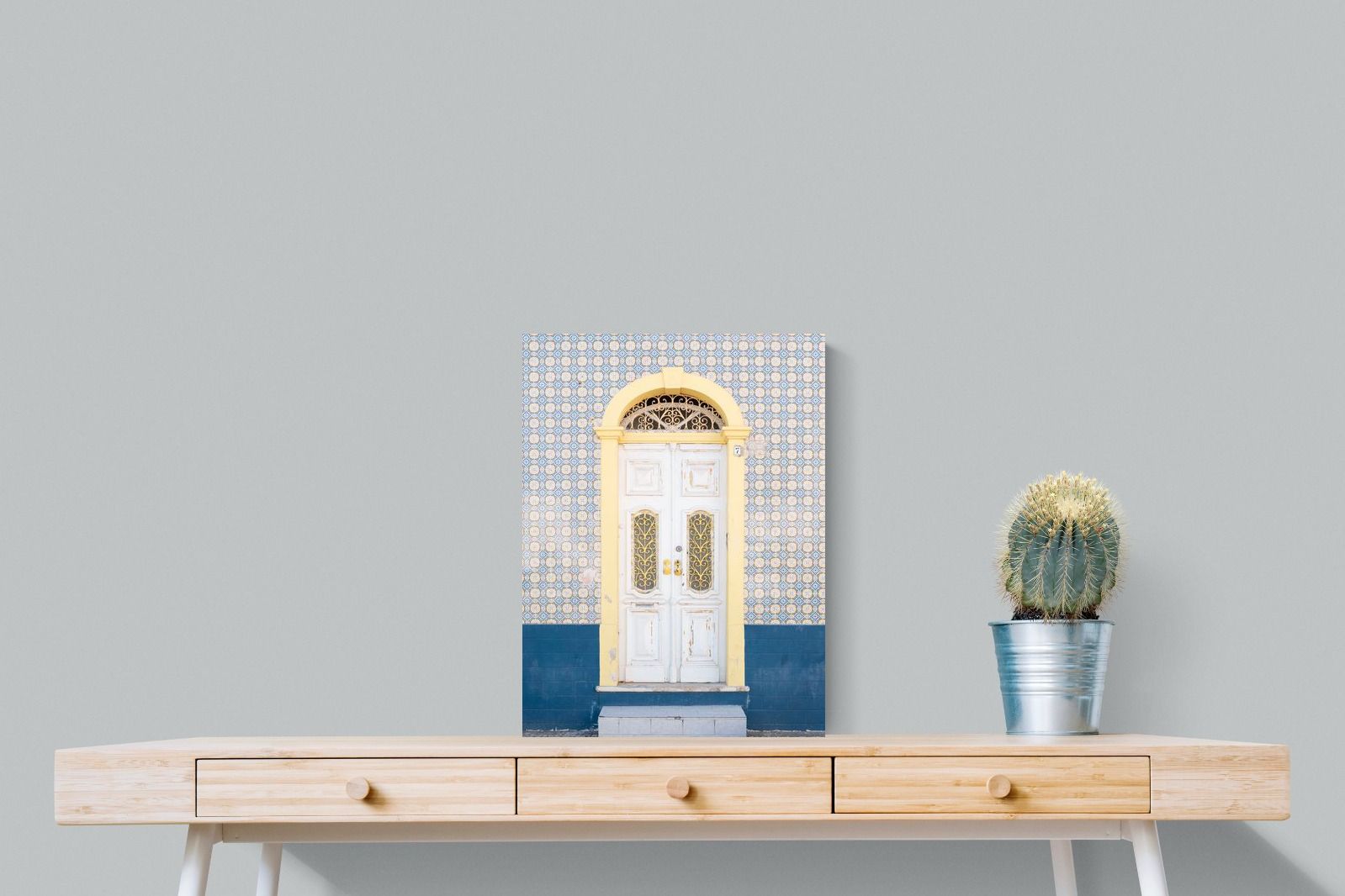 Pixalot Blue and Yellow Facade