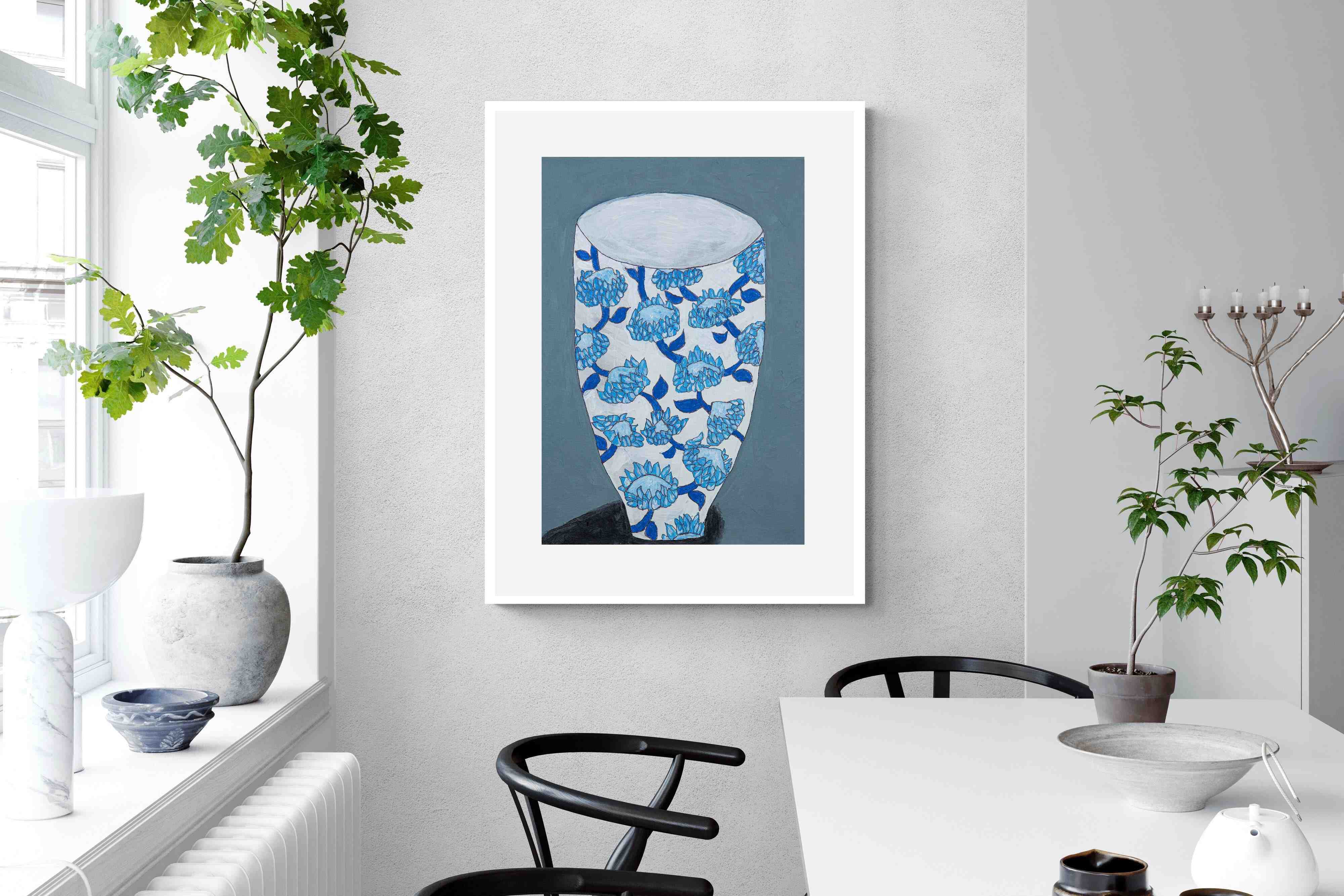 Pixalot Blue Protea Vase