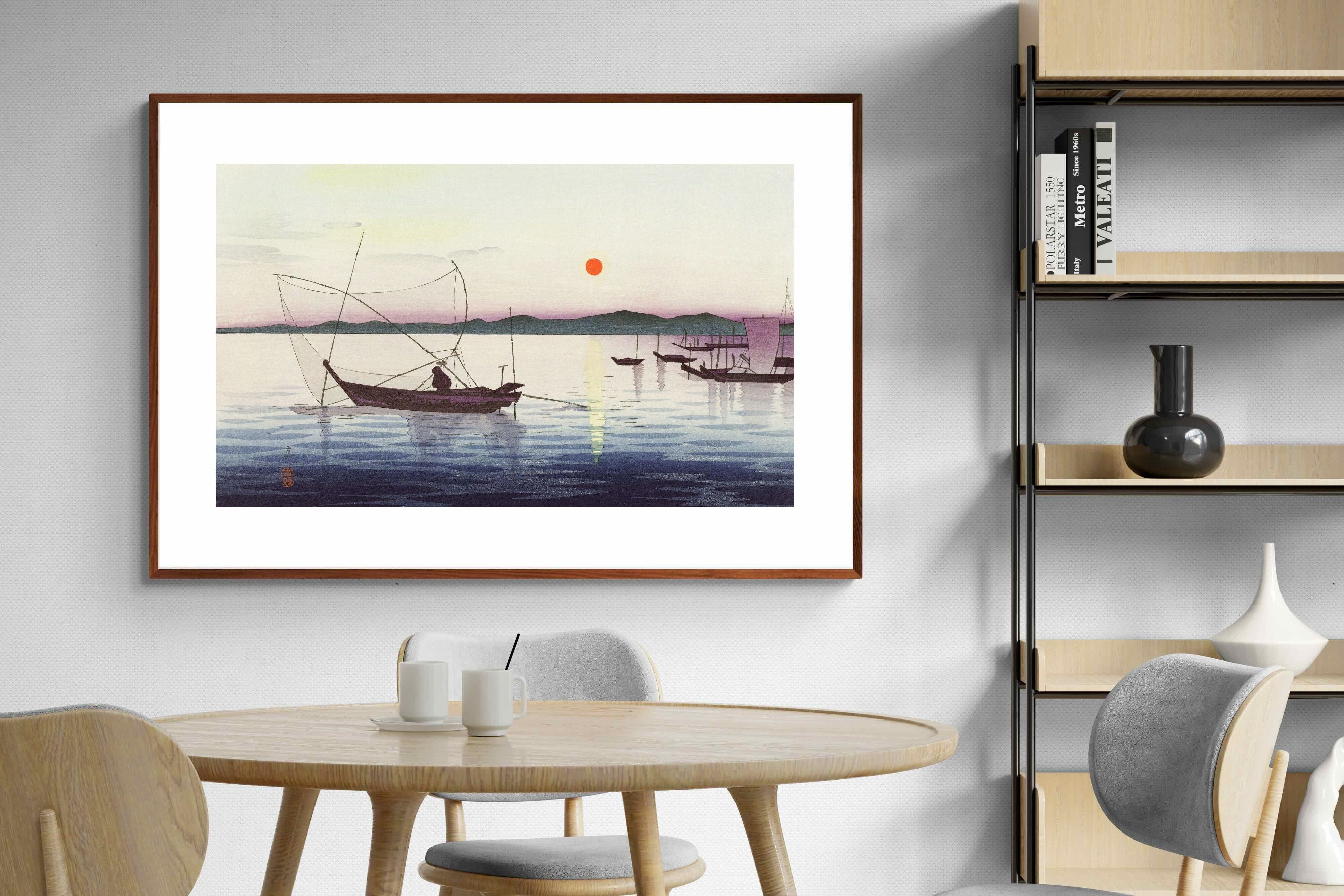 Pixalot Boats & Setting Sun