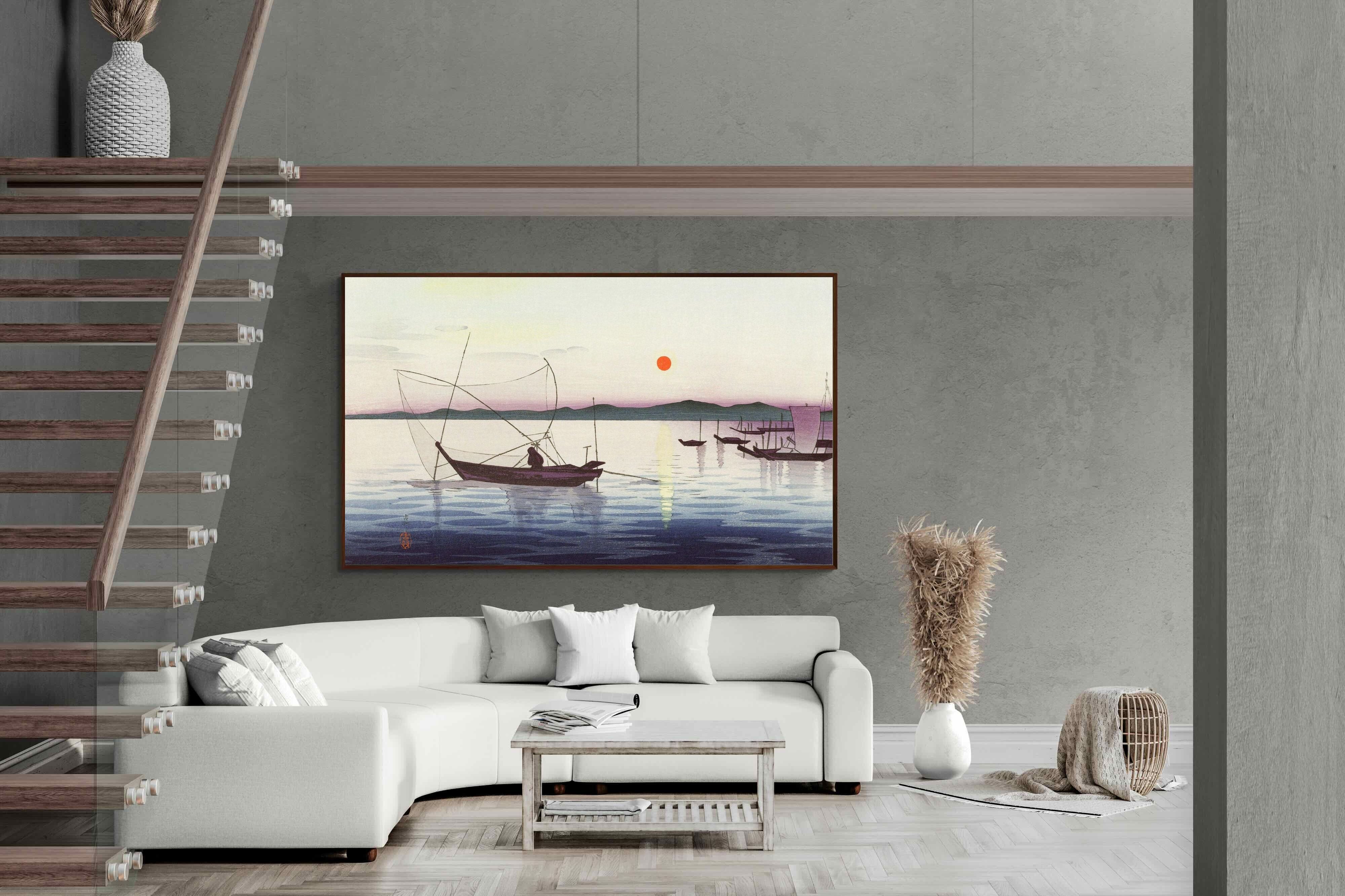 Pixalot Boats & Setting Sun
