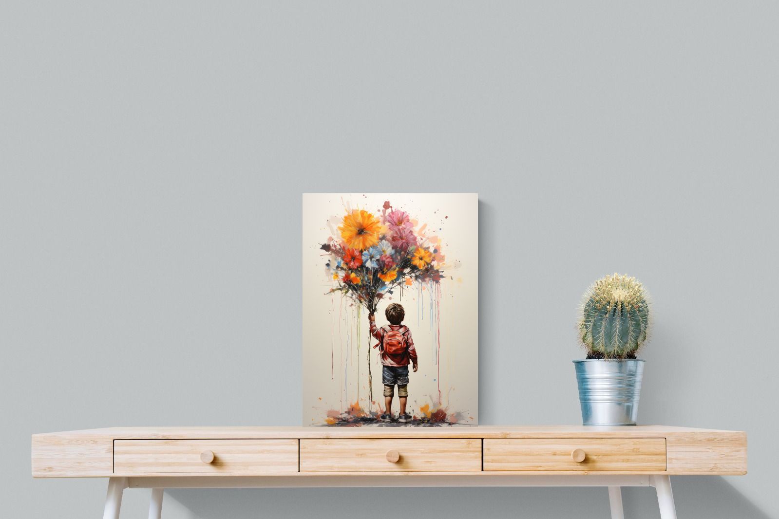 Pixalot Boy With Flowers