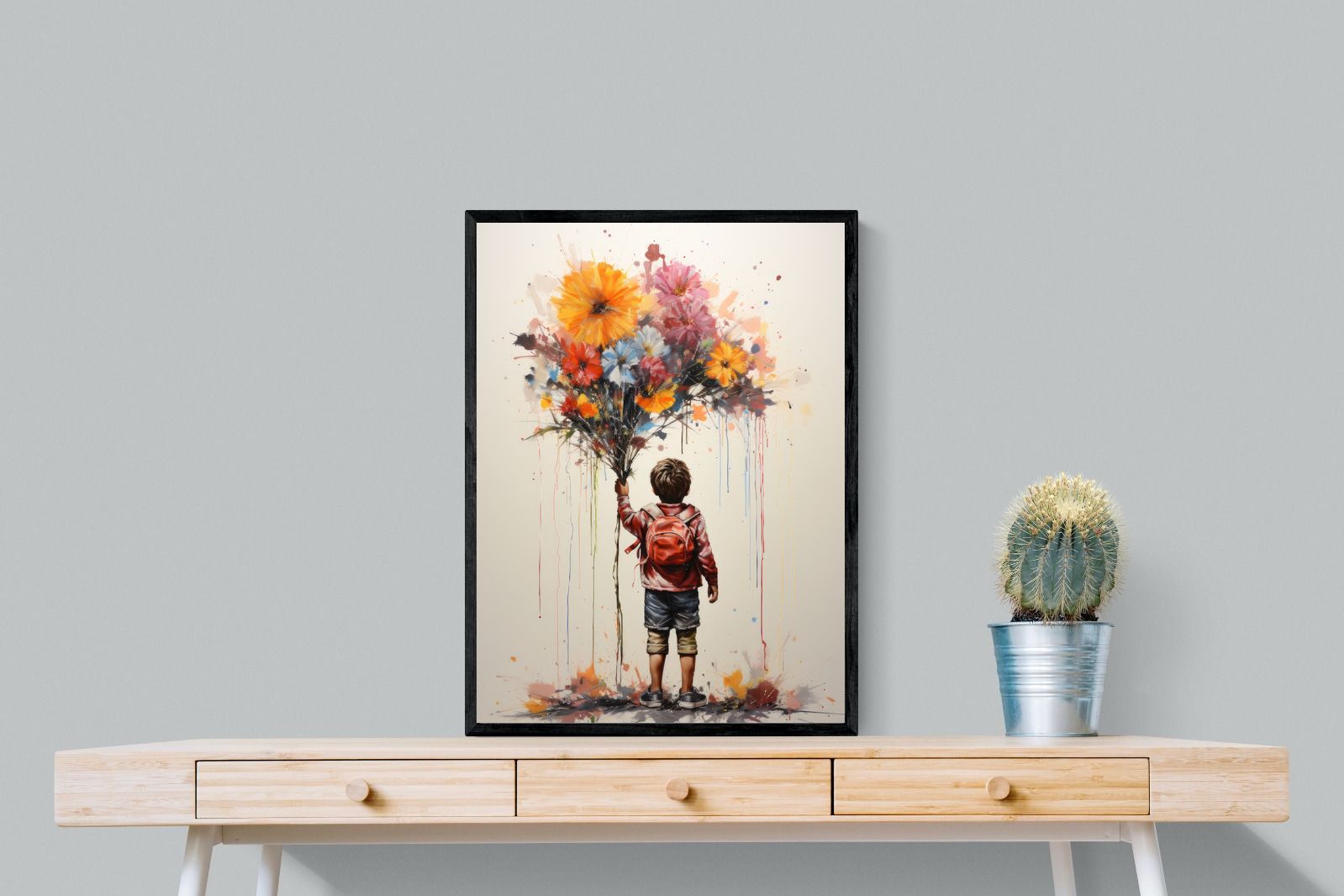 Pixalot Boy With Flowers