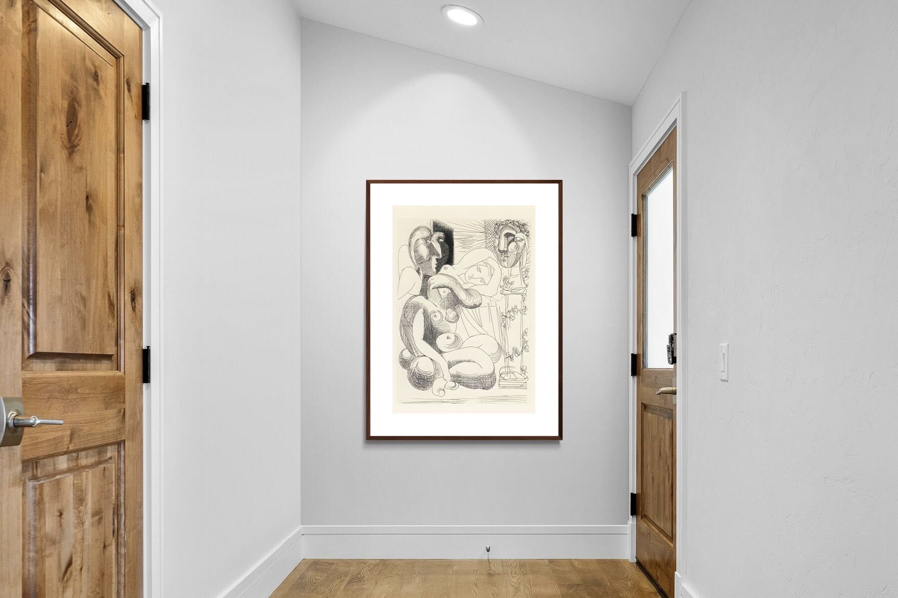 Pixalot Bull, Horse, and Reclining Woman II