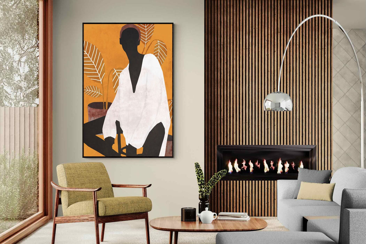 Pixalot ® Calm Silhouette With Plants