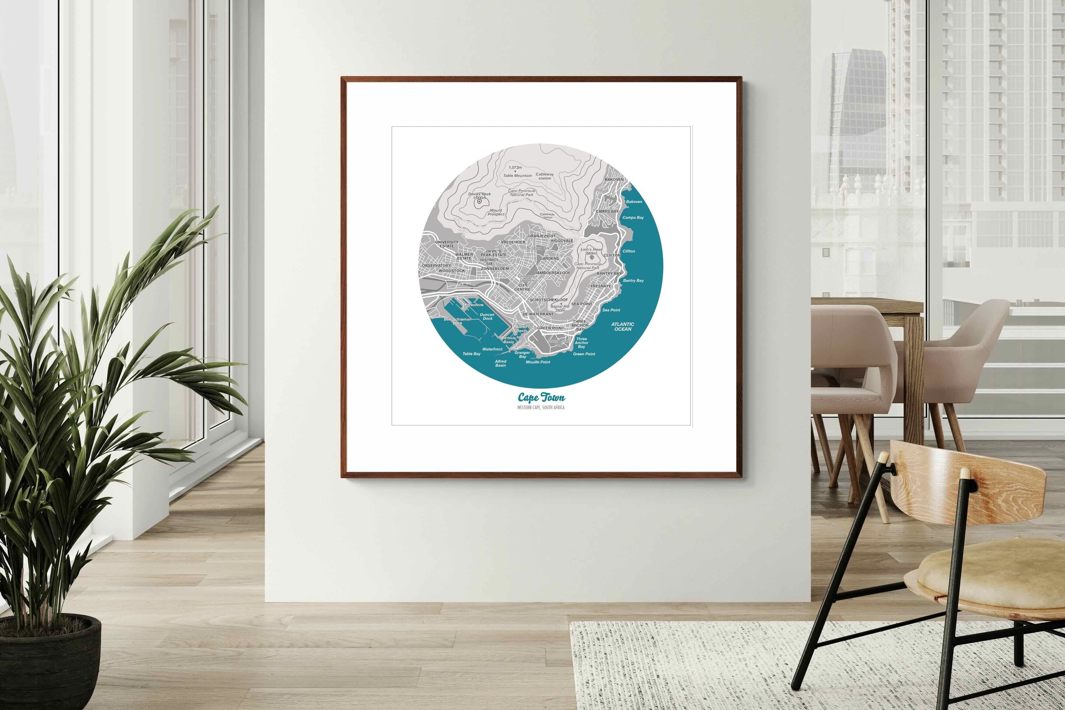 Pixalot Cape Town Circle Map