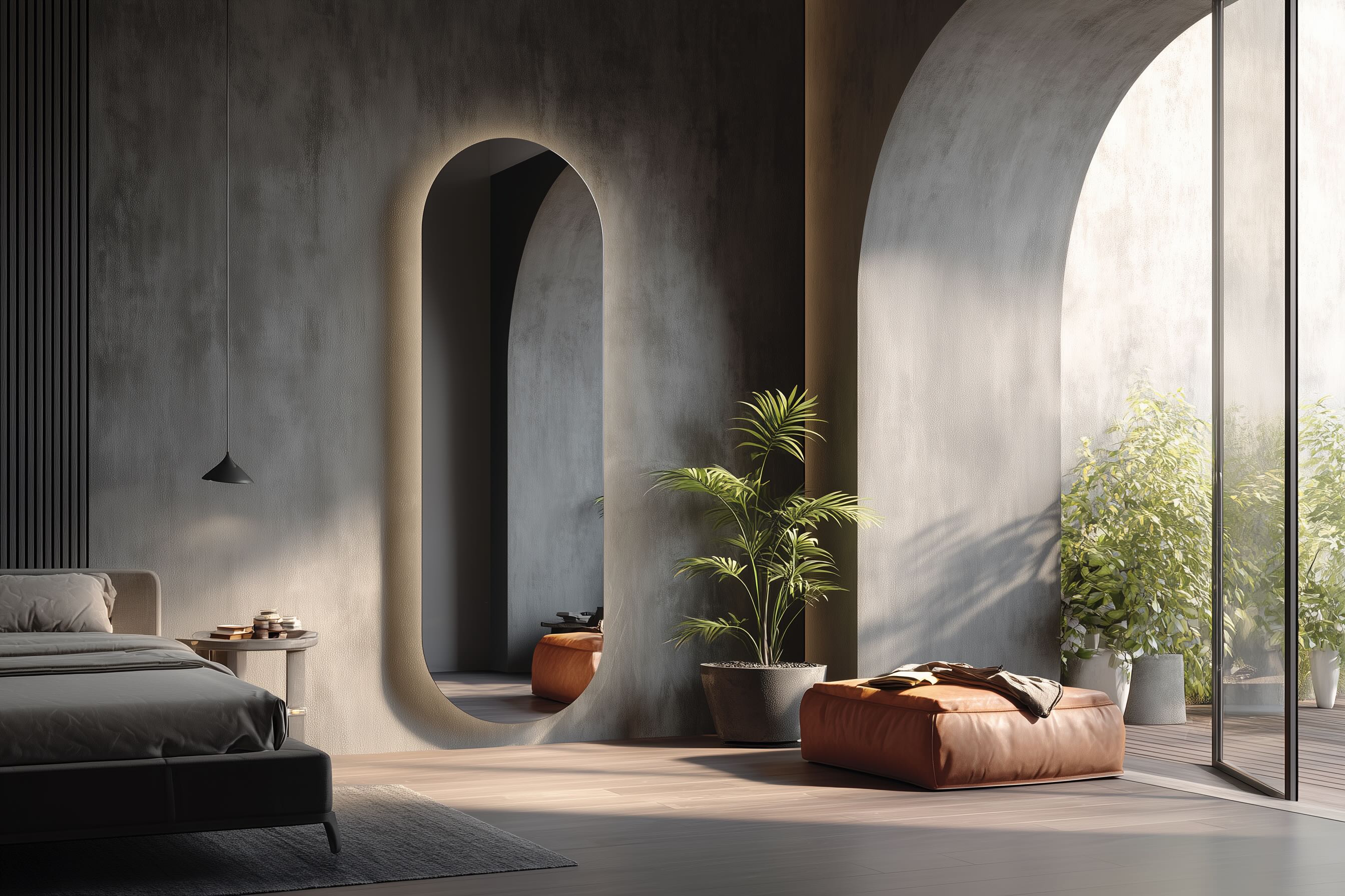 Capsule Mirror (Frameless)