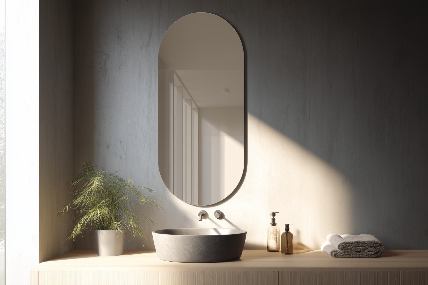 Capsule Mirror (Frameless)