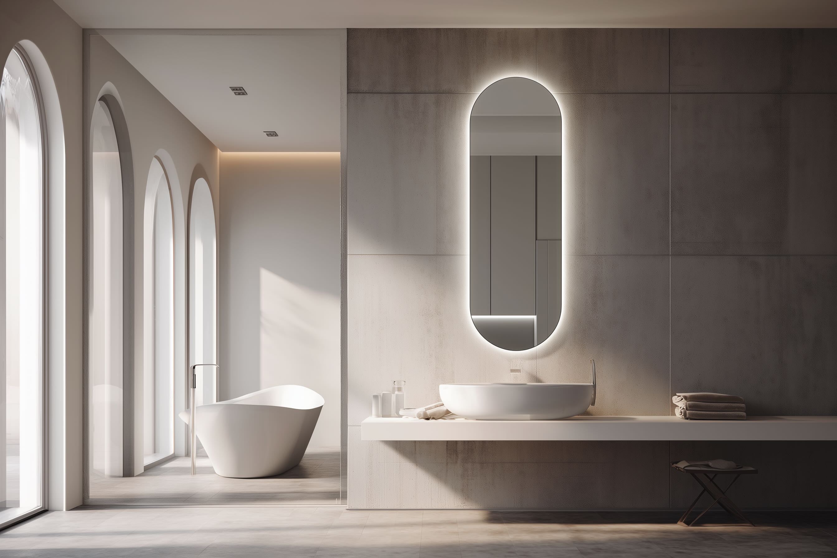 Capsule Mirror (Frameless)