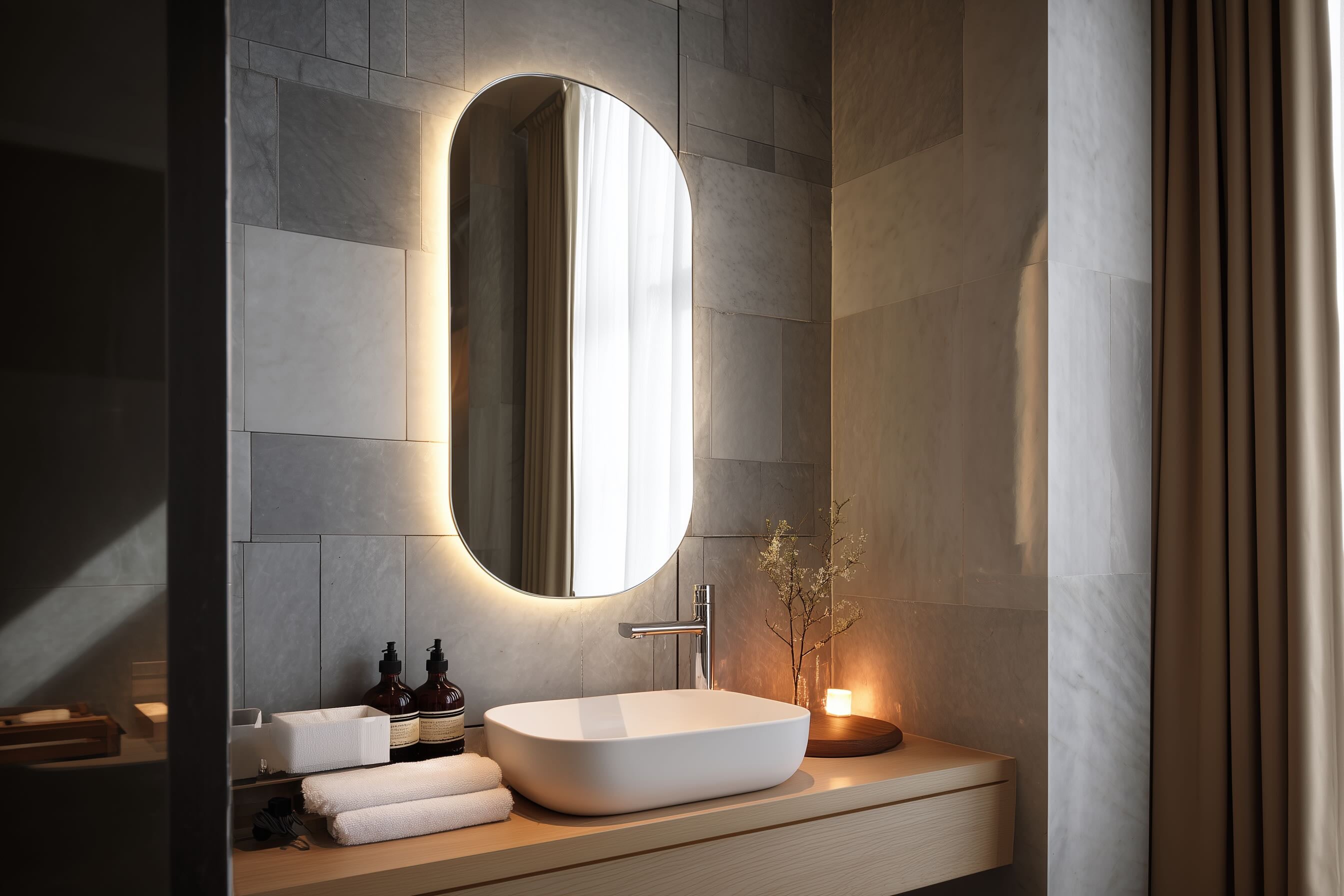 Capsule Mirror (Frameless)
