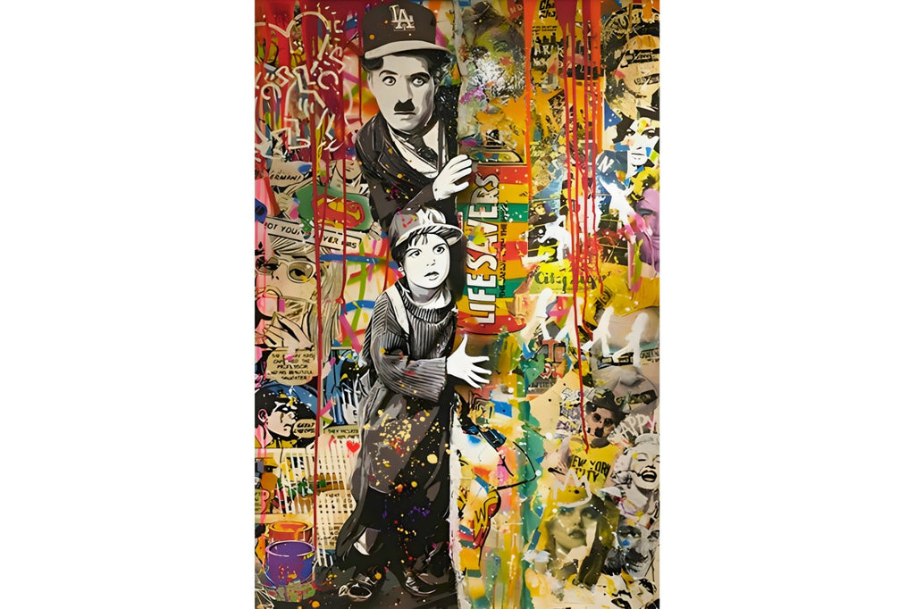 Chaplin in LA-Wall_Art-Pixalot