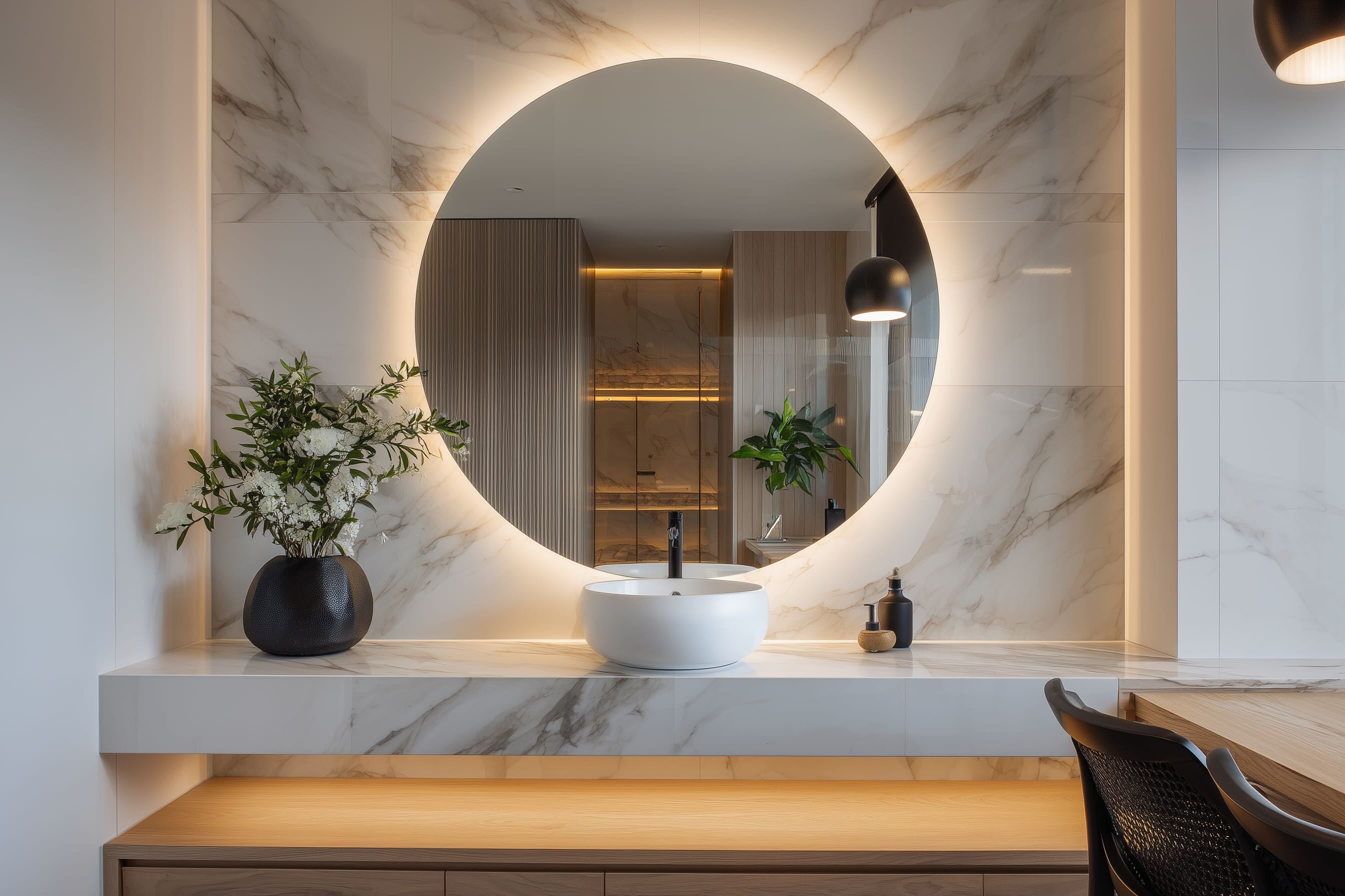 Circle Mirror (Frameless)