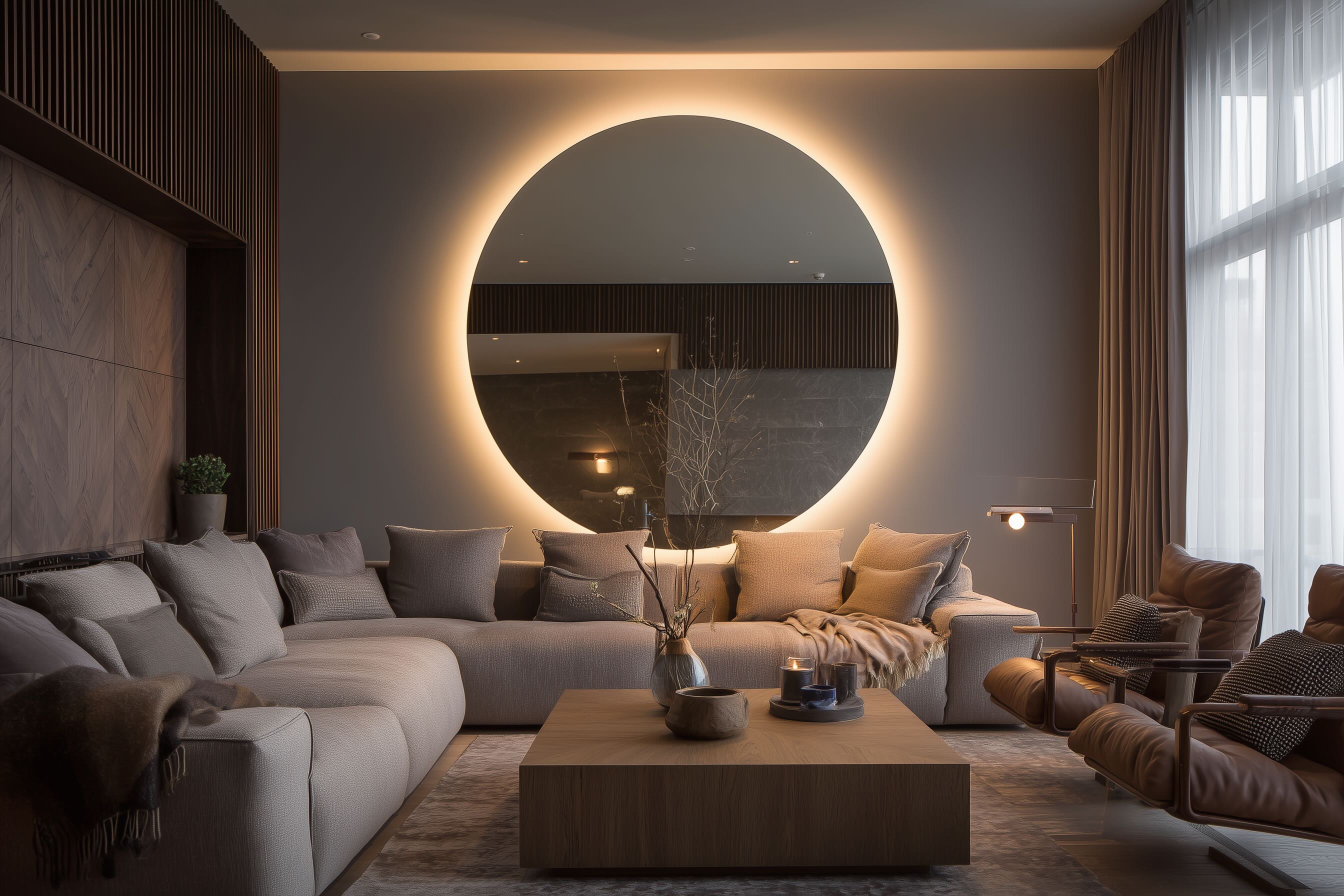 Circle Mirror (Frameless)