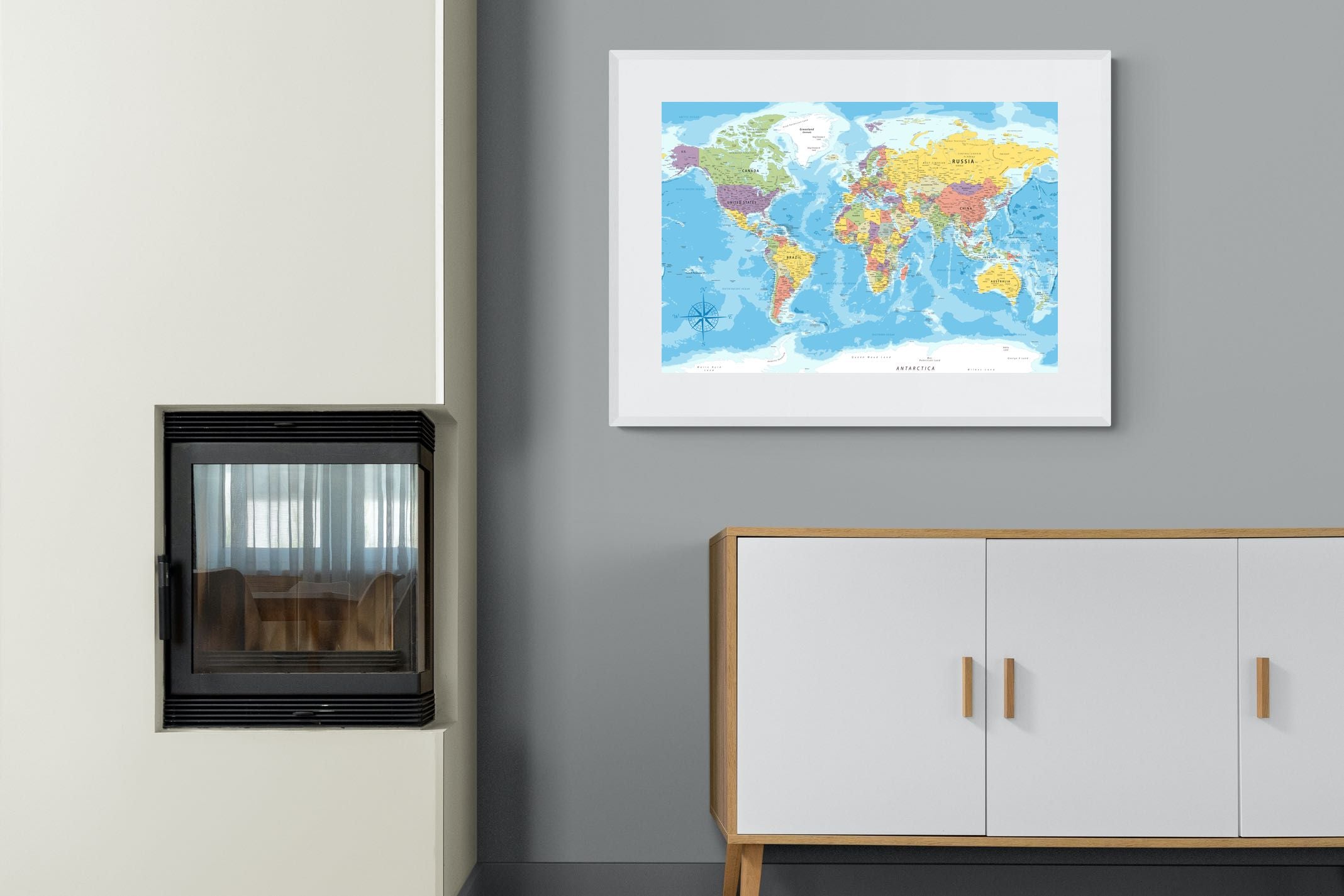 Pixalot Classic World Map