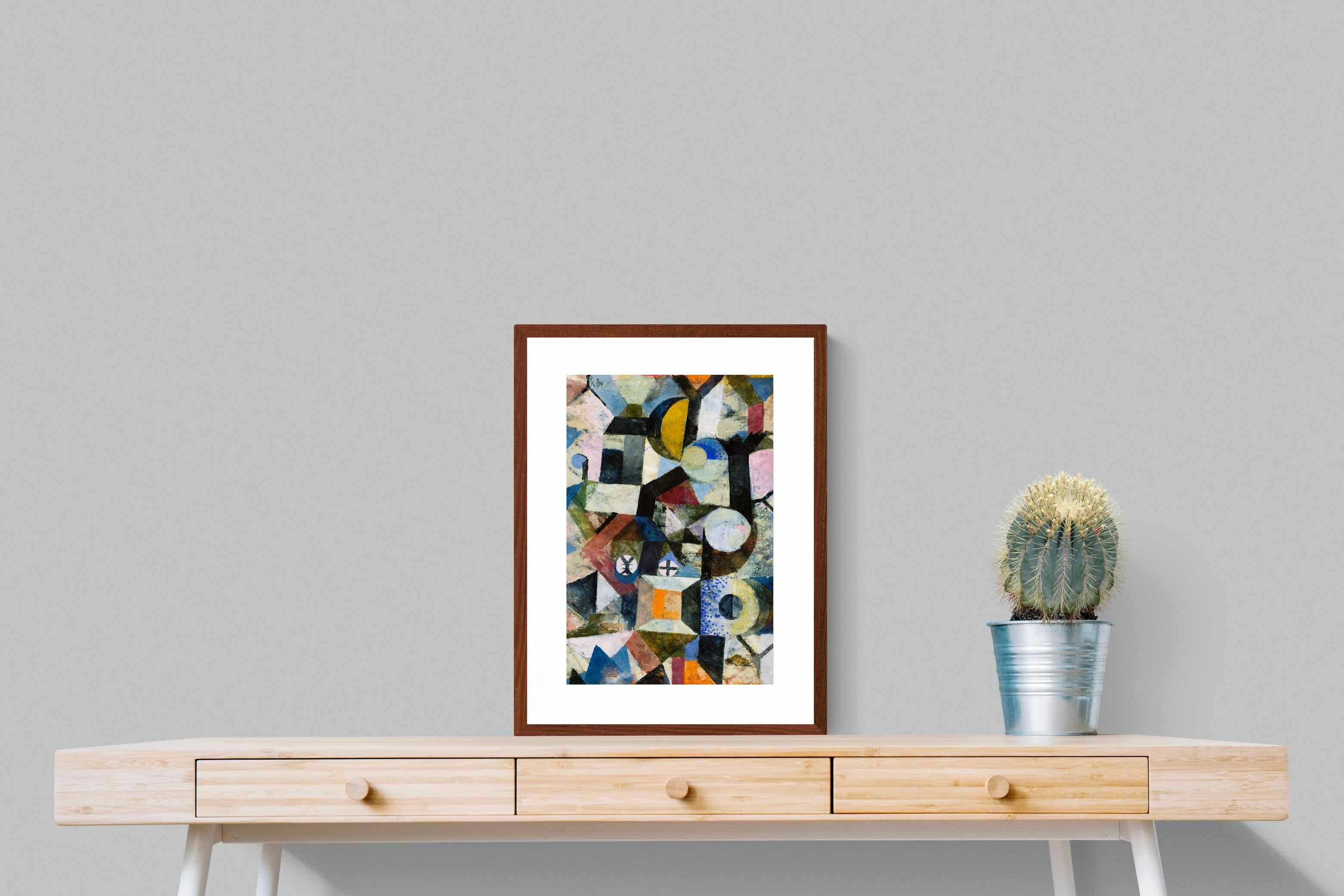 Pixalot Composition with the Yellow Half-Moon and the Y