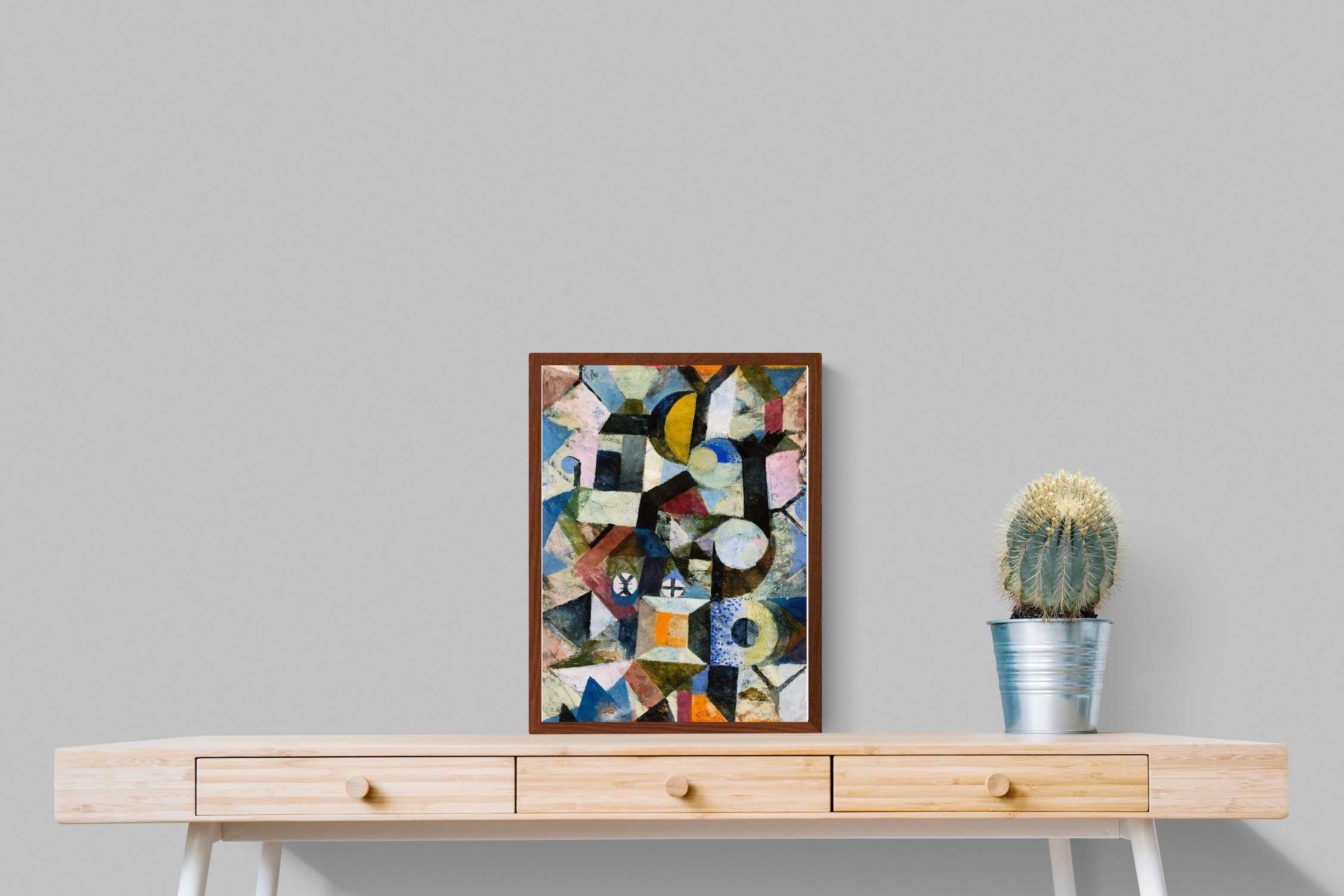 Pixalot Composition with the Yellow Half-Moon and the Y