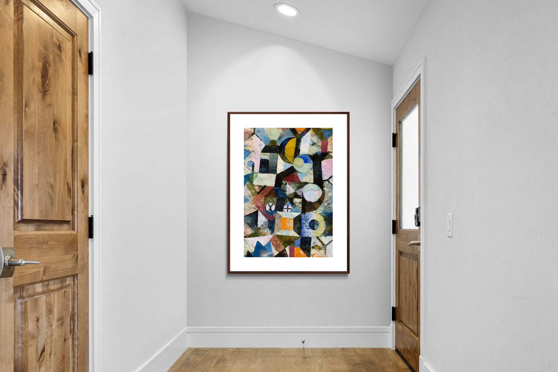 Pixalot Composition with the Yellow Half-Moon and the Y