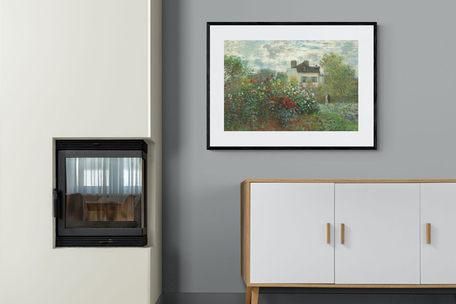 Pixalot Corner of the Garden with Dahlias