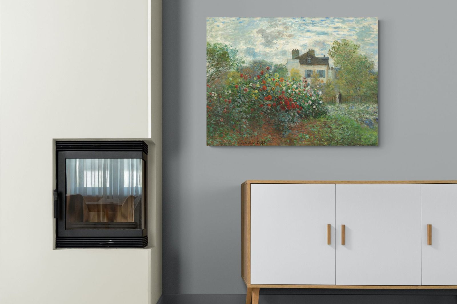 Pixalot Corner of the Garden with Dahlias