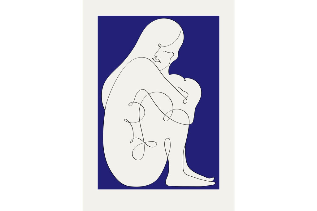 Crouching Lady-Wall_Art-Pixalot