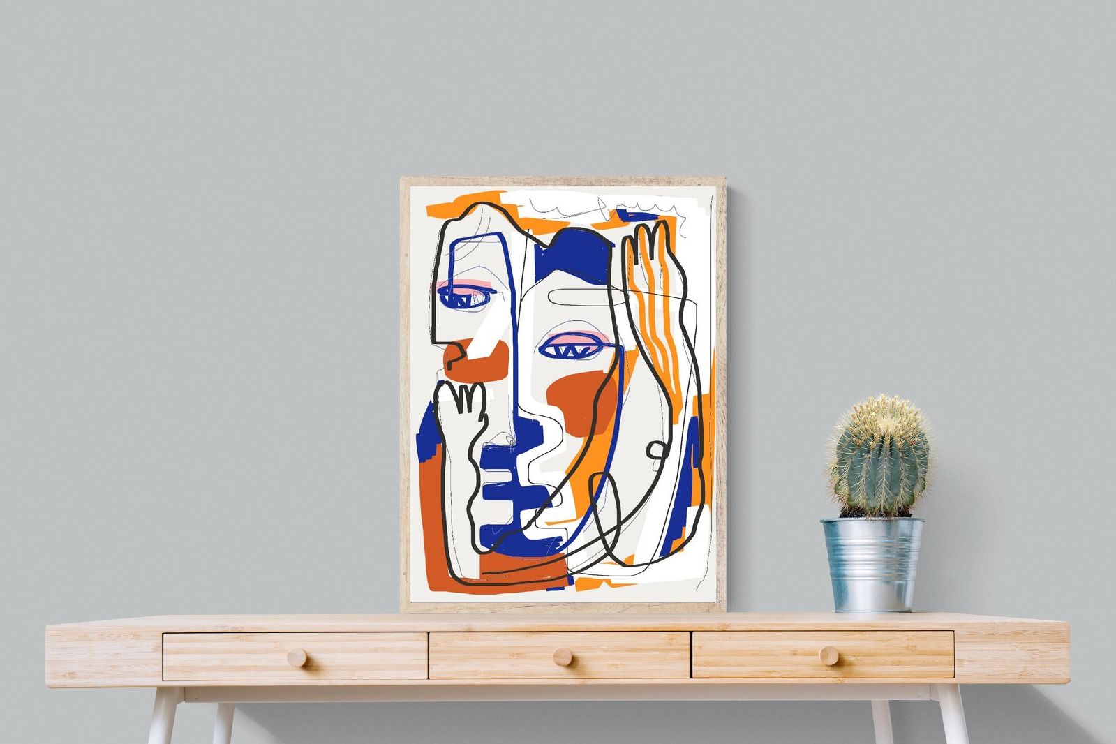 Pixalot Cubist Face