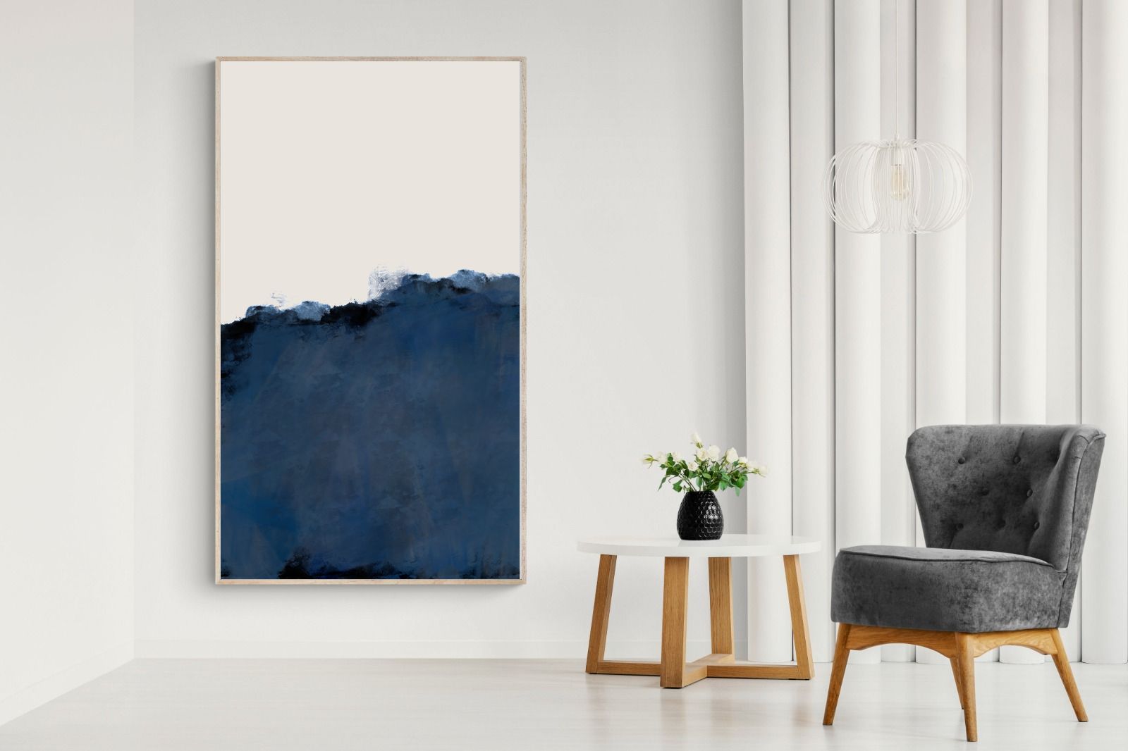 Pixalot Deep Blue Abstract