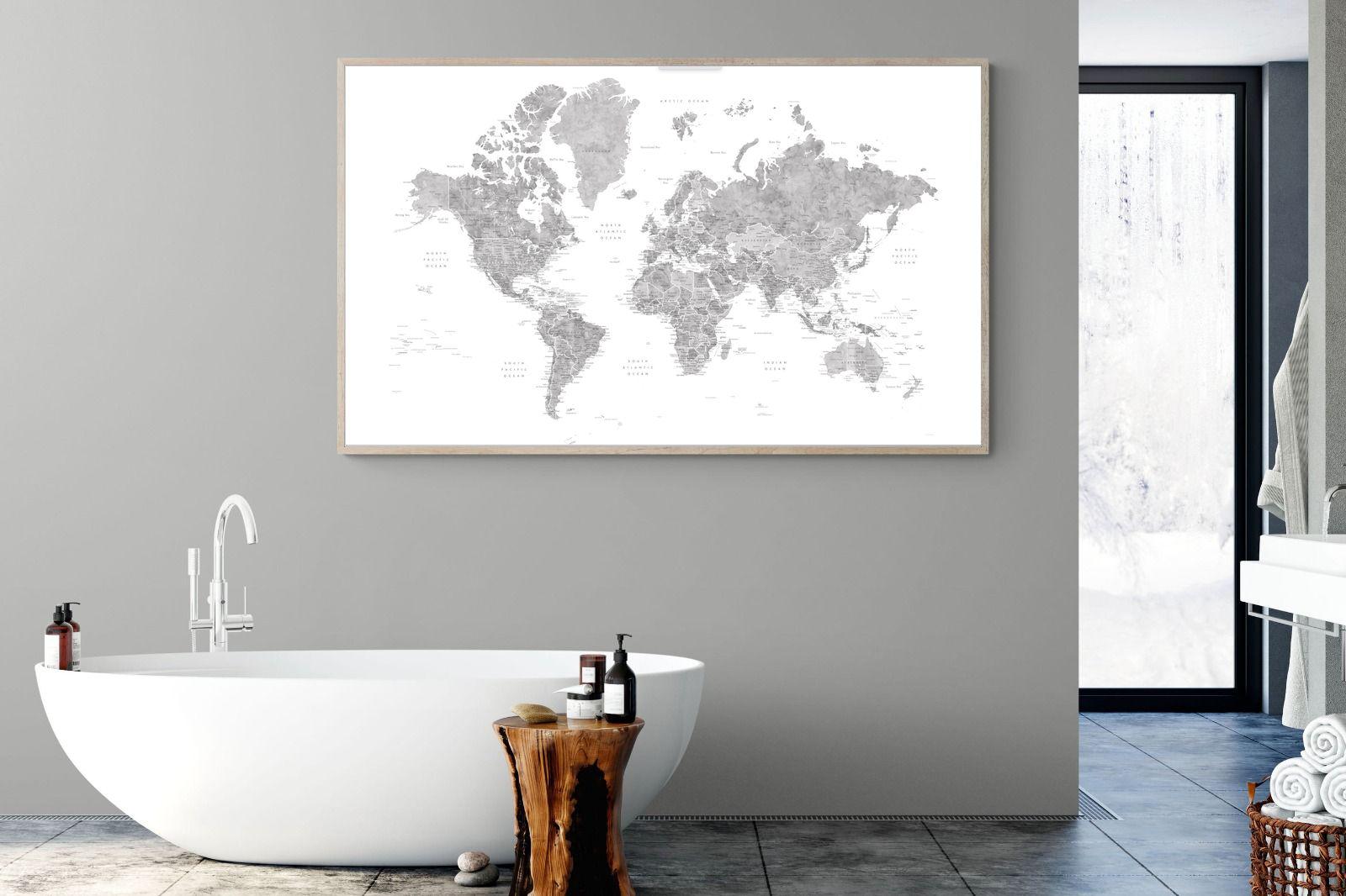 Pixalot Detailed World (Grey)