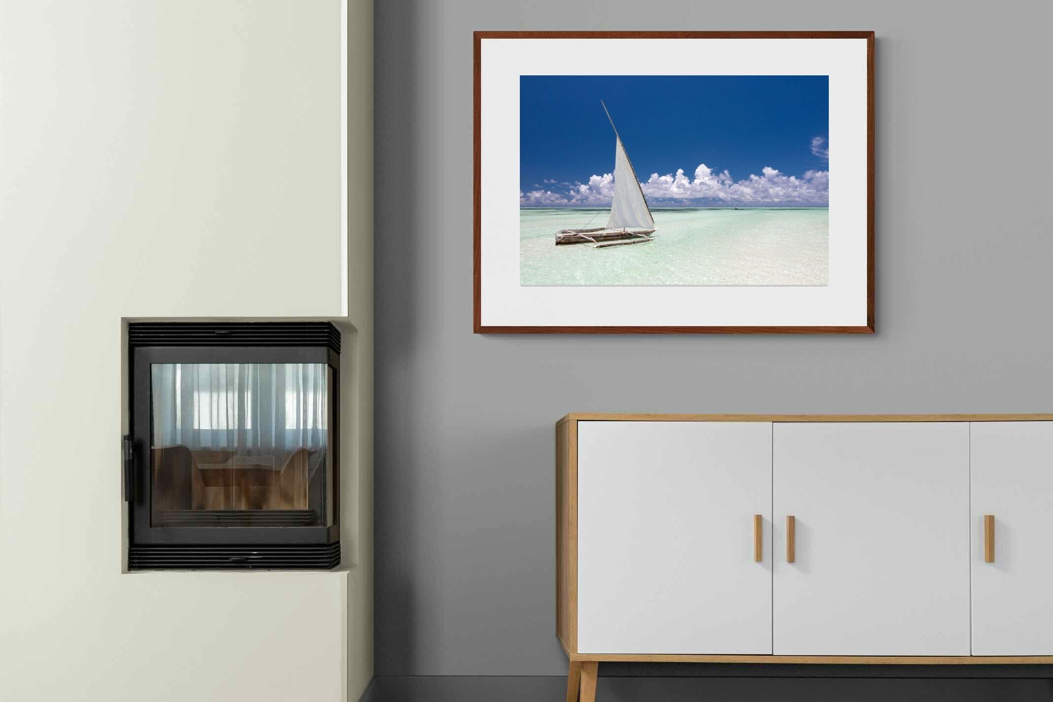 Pixalot ® Dhow on Blue