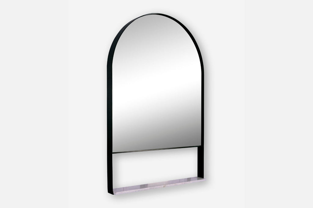 Dome Shelf Mirror | SALE-Wall_Art-60 x 90cm-Black-Pixalot