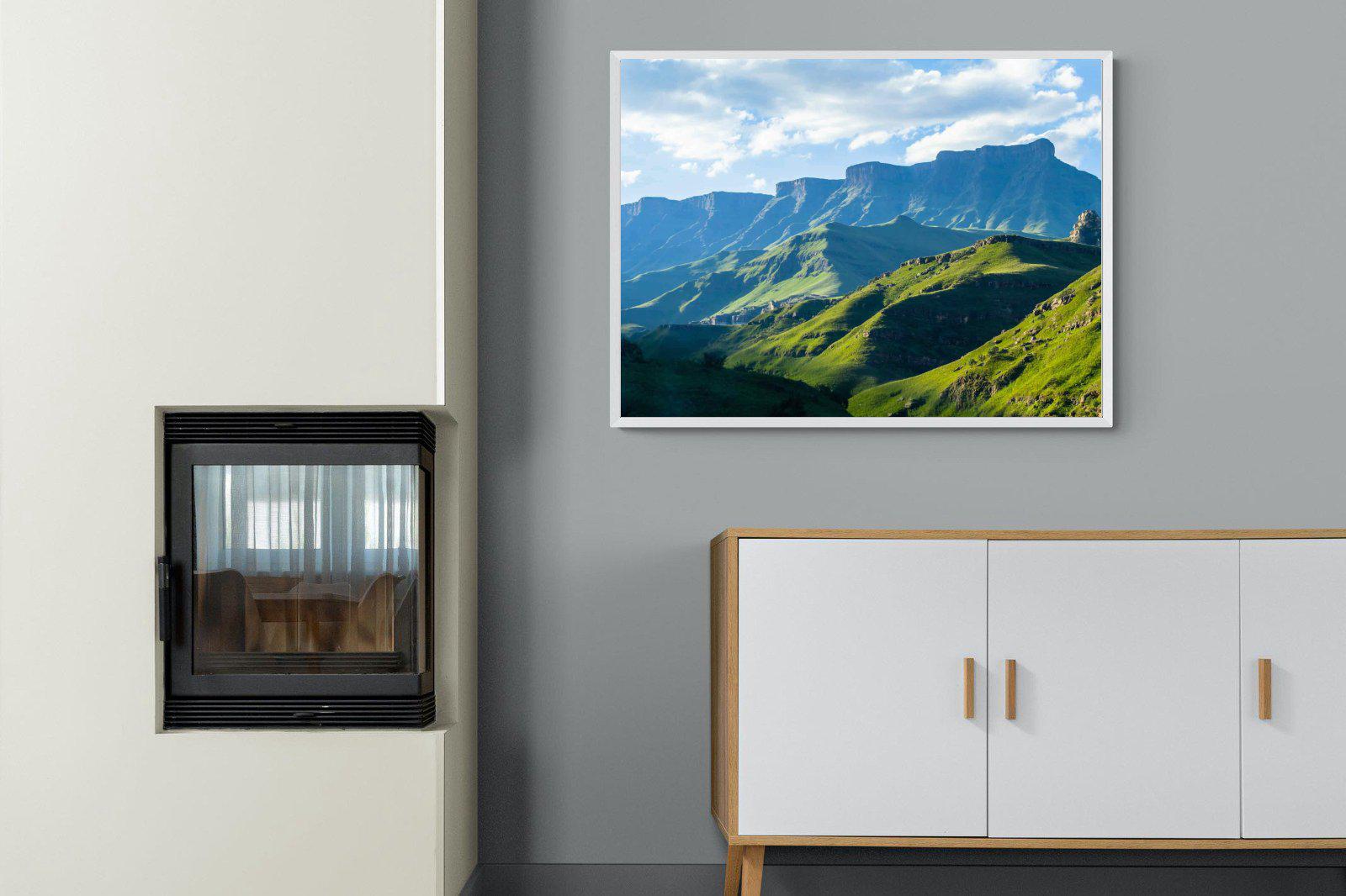 Drakensberg-Wall_Art-100 x 75cm-Mounted Canvas-White-Pixalot