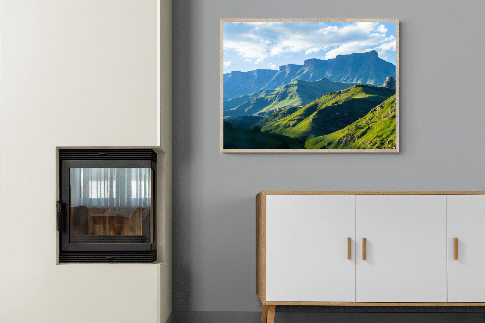 Drakensberg-Wall_Art-100 x 75cm-Mounted Canvas-Wood-Pixalot