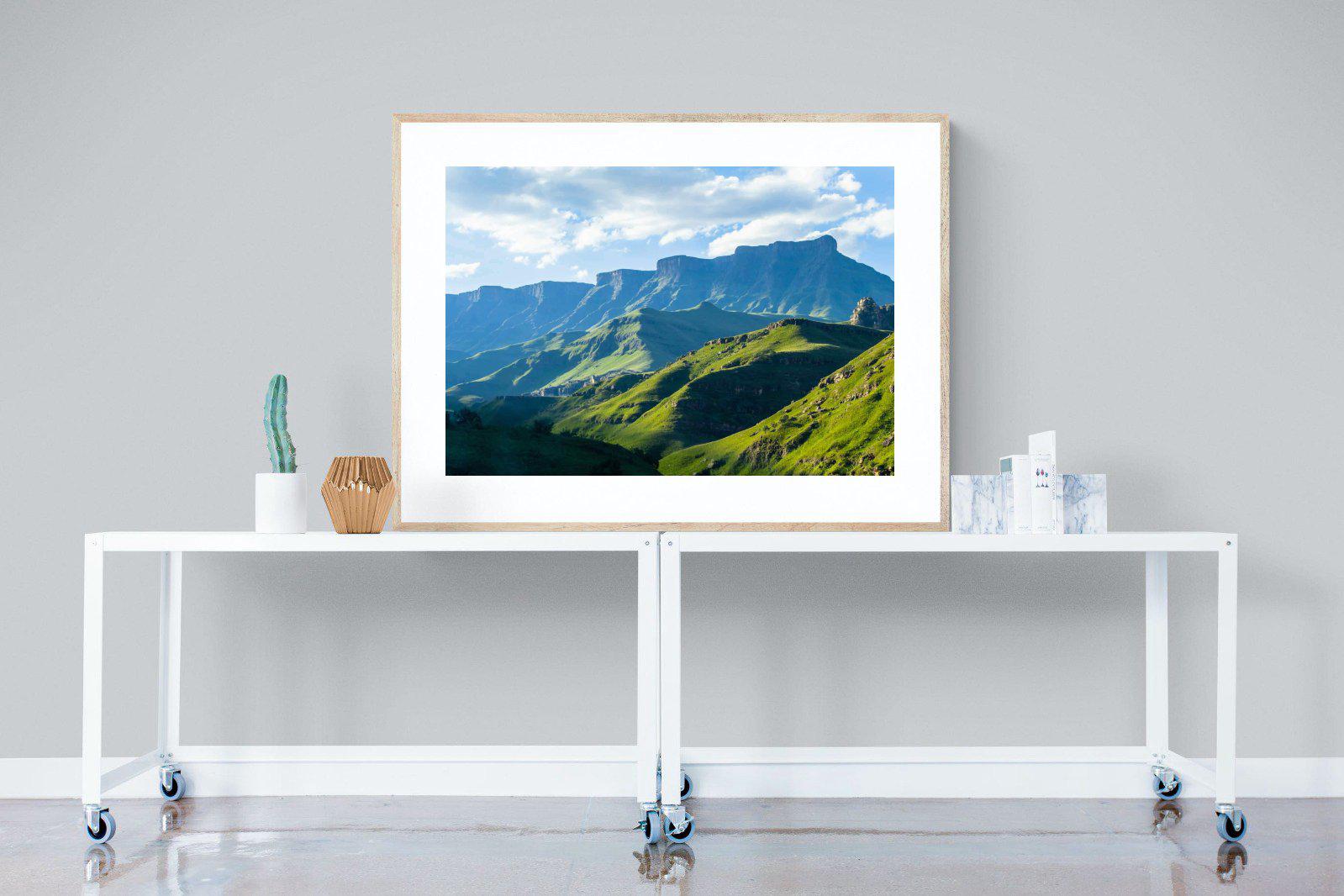 Drakensberg-Wall_Art-120 x 90cm-Framed Print-Wood-Pixalot