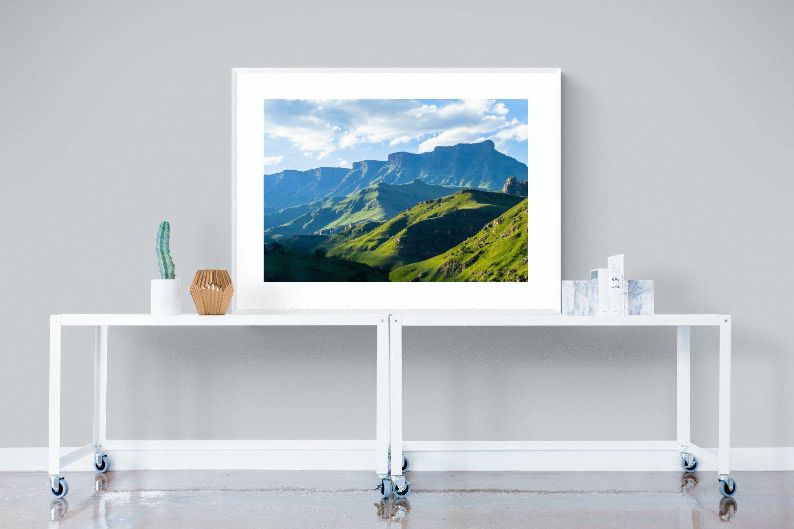 Drakensberg-Wall_Art-120 x 90cm-Framed Print-White-Pixalot