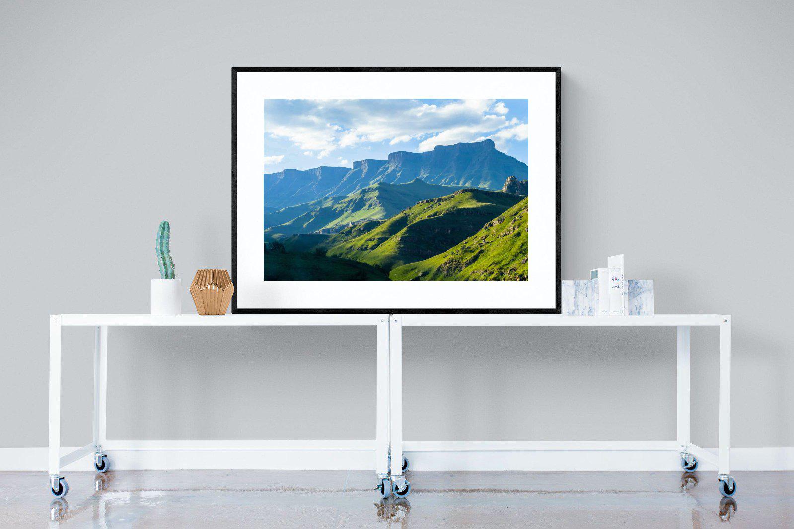 Drakensberg-Wall_Art-120 x 90cm-Framed Print-Black-Pixalot