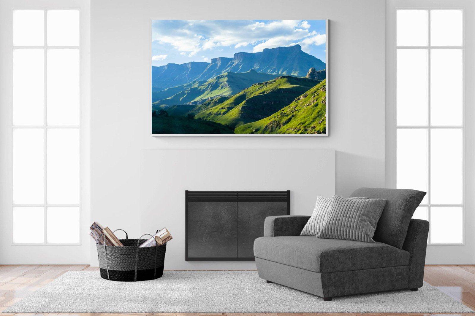 Drakensberg-Wall_Art-150 x 100cm-Mounted Canvas-White-Pixalot