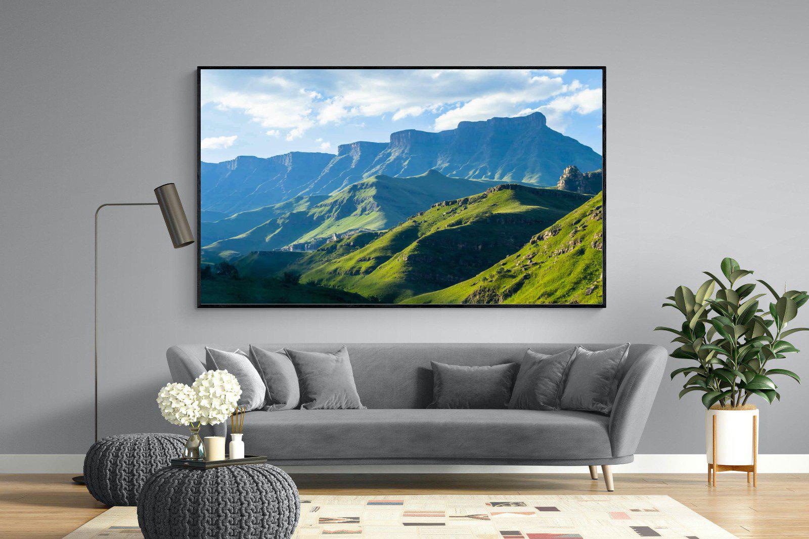 Drakensberg-Wall_Art-220 x 130cm-Mounted Canvas-Black-Pixalot