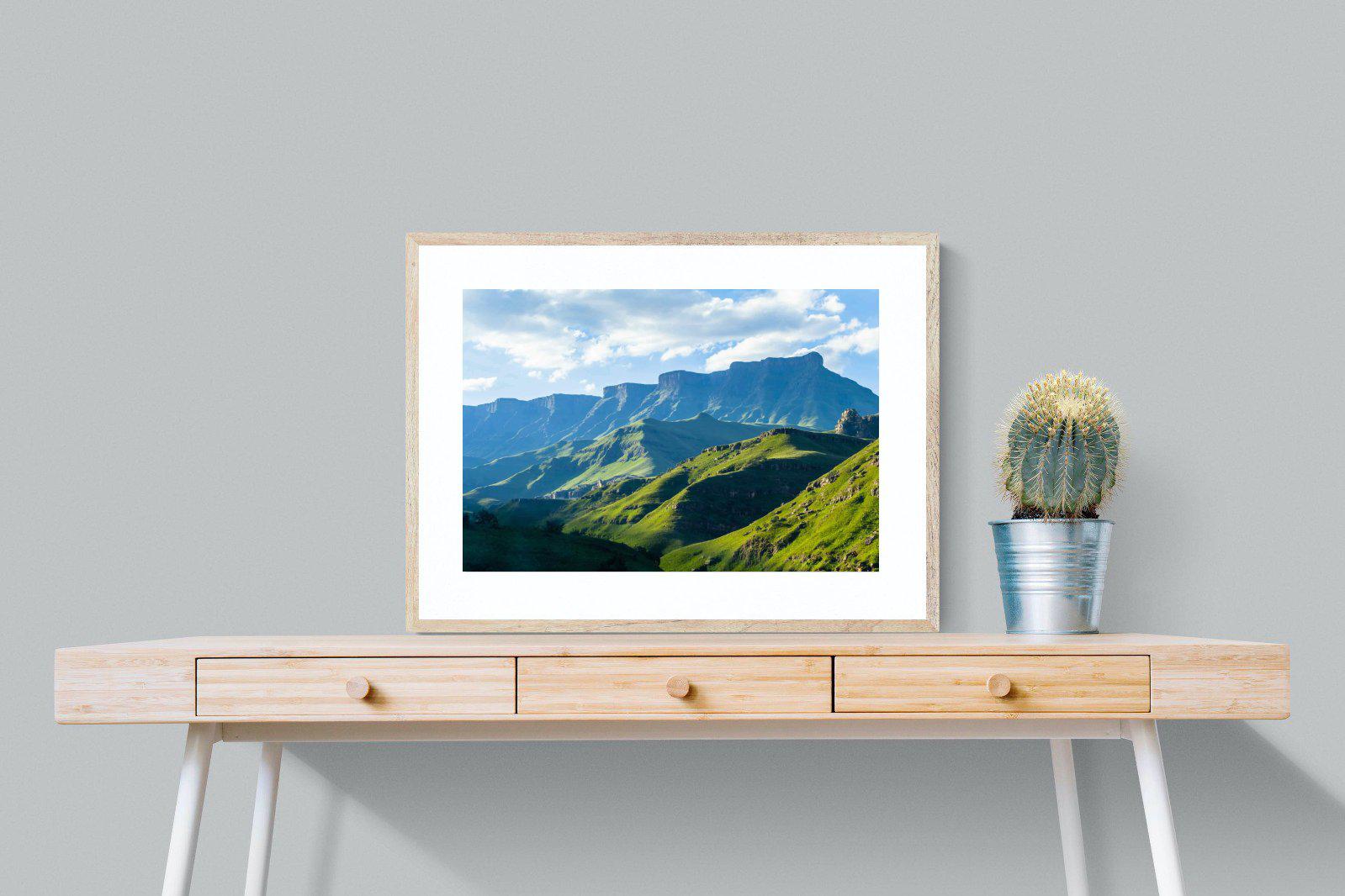 Drakensberg-Wall_Art-80 x 60cm-Framed Print-Wood-Pixalot