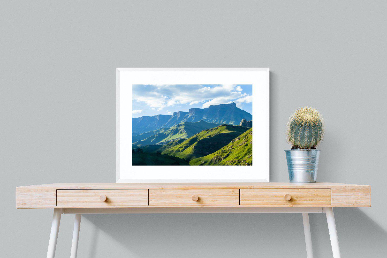 Drakensberg-Wall_Art-80 x 60cm-Framed Print-White-Pixalot