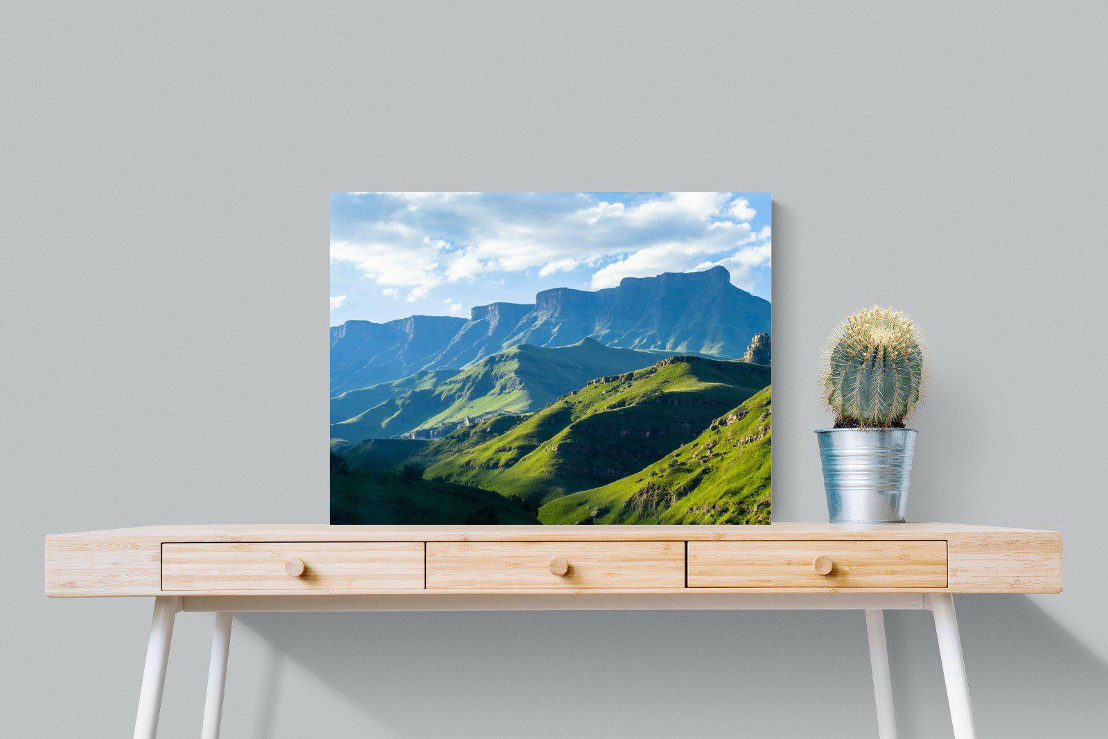 Drakensberg-Wall_Art-80 x 60cm-Mounted Canvas-No Frame-Pixalot